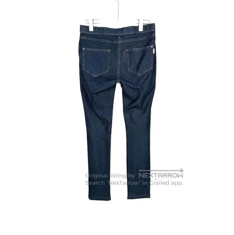 Max Mara MaxMara Dark Blue Leather Women's Jeans . Size 27" / US 4 / IT 40 - 2 Thumbnail