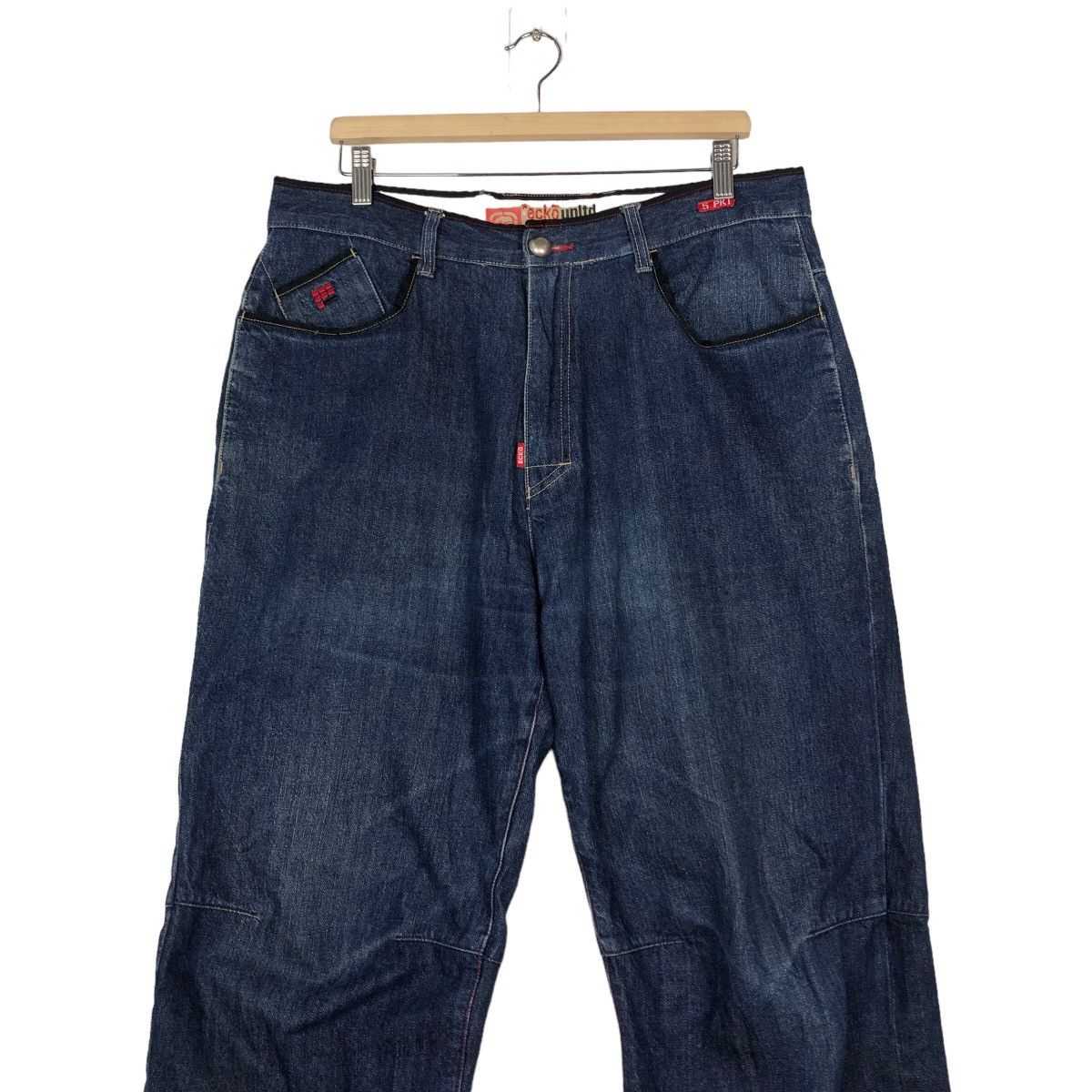 Ecko Unltd. 🔥Vintage Denim Jeans Biker Ecko Untld Rare Design Size US 34 / EU 50 - 4 Thumbnail