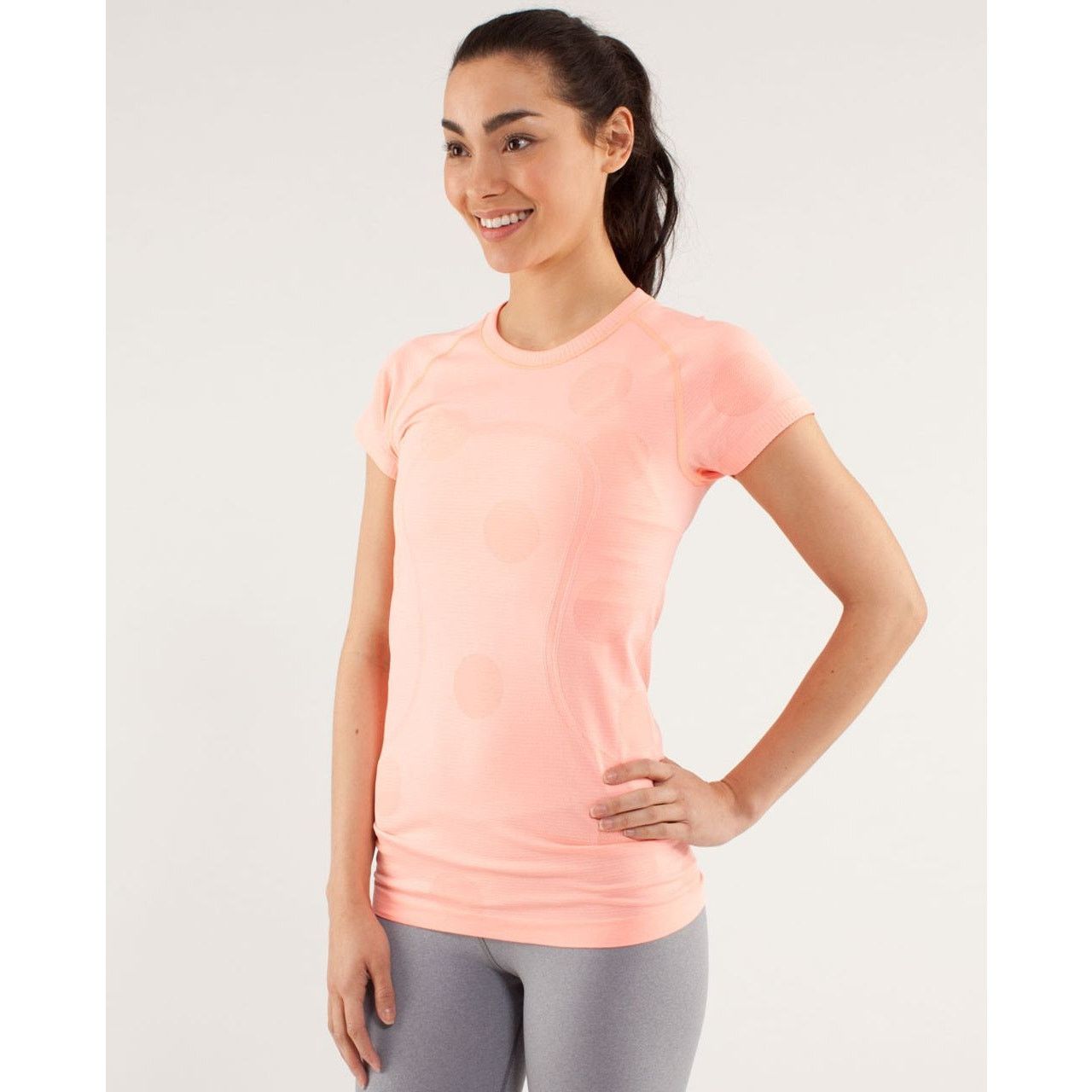 Lululemon Lululemon Run: Swiftly Tech Short Sleeve in Pop Orange Dot 4 Size S / US 4 / IT 40 - 10 Thumbnail