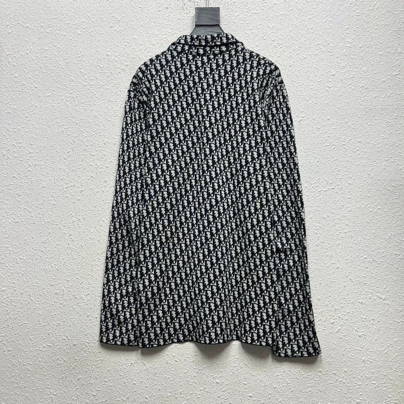 Dior DIOR Logo Full Print Cotton Long Sleeve Shirt 2501-Nextarro Size US XL / EU 56 / 4 - 2 Thumbnail