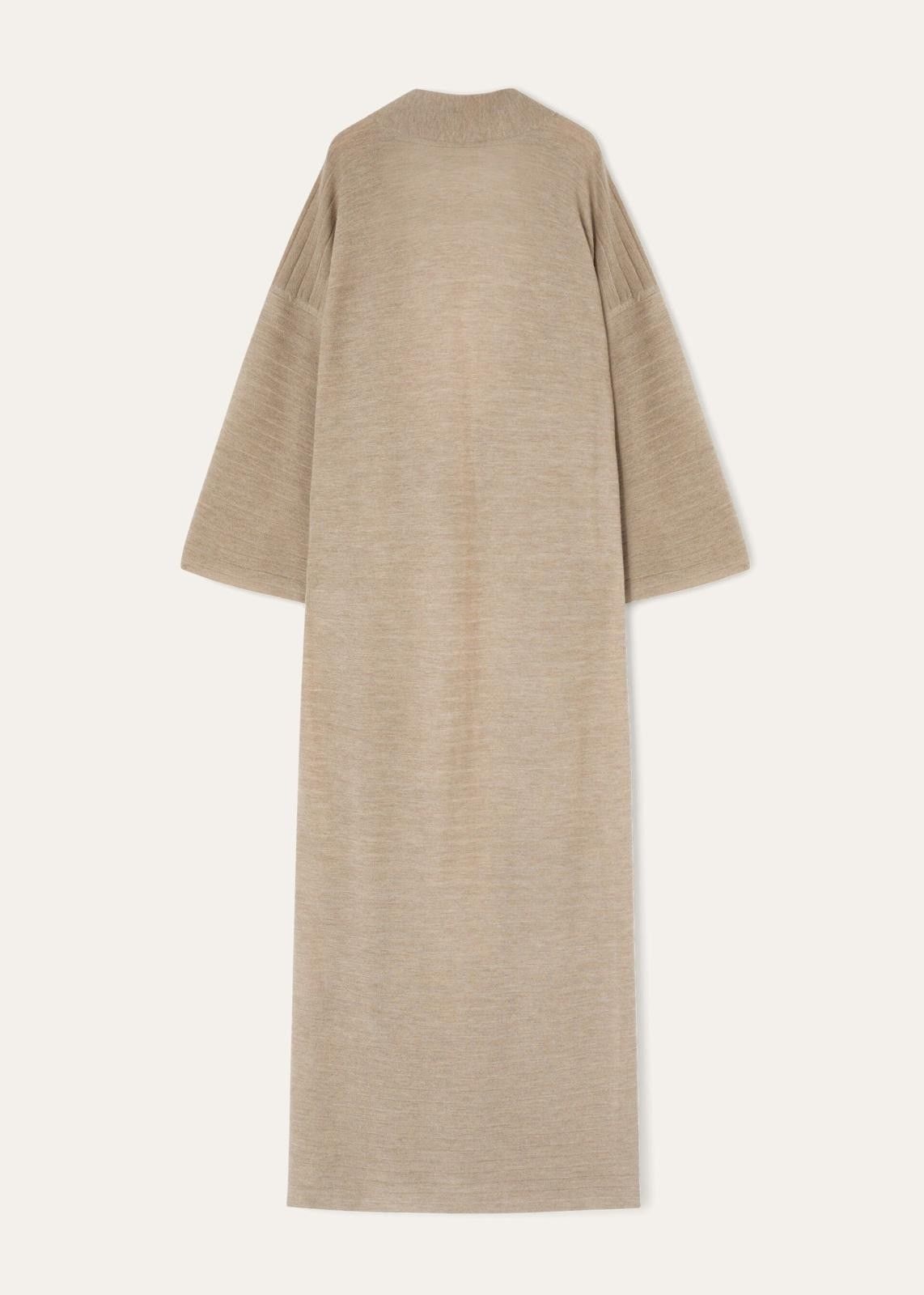 Loro Piana o1srvl11e1124 Cocooning Long Cardigan in Beige Size S / US 4 / IT 40 - 2 Thumbnail