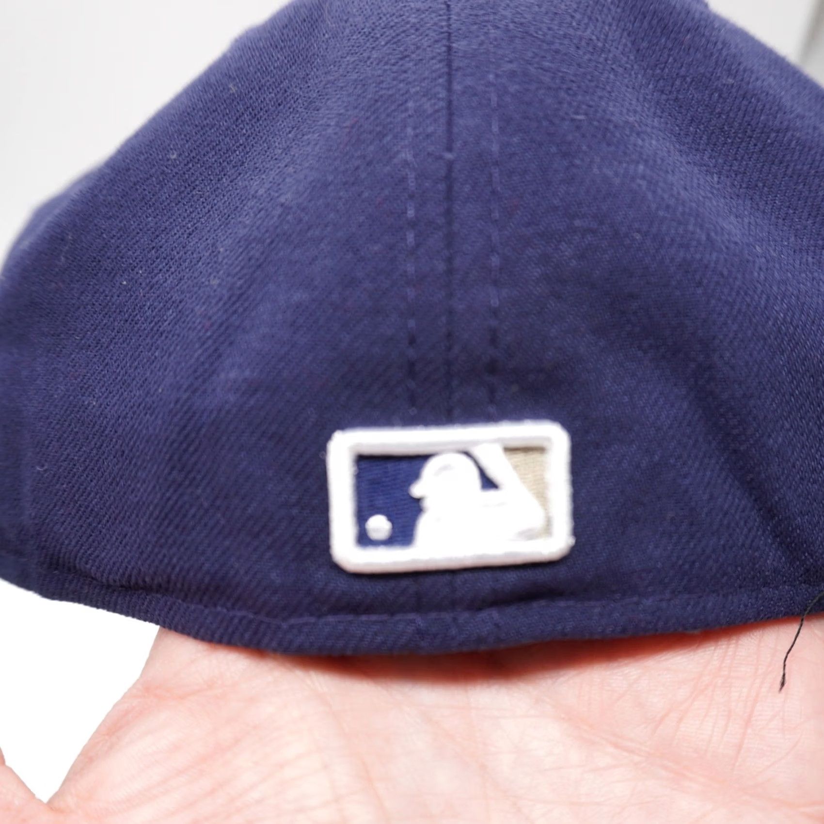 New Era New Era 59FIFTY San Diego Padres Hat Mens 7 1/8 Navy Blue MLB Fitted Cool Base Size ONE SIZE - 4 Thumbnail