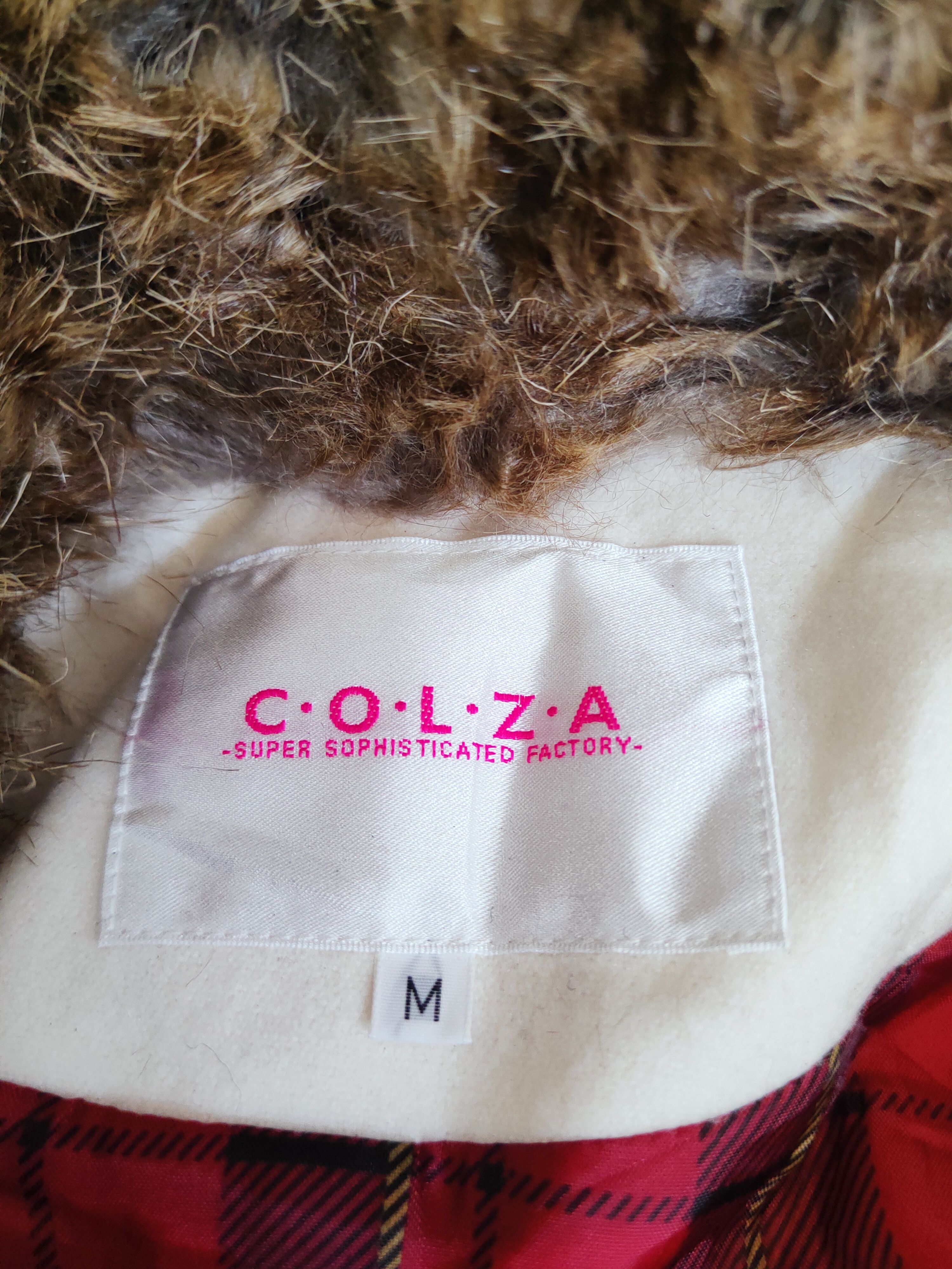Japanese Brand × Vintage C o.l.z.a Cream Fur Coats Vintage Avant garde fashion Size M / US 6-8 / IT 42-44 - 12 Thumbnail