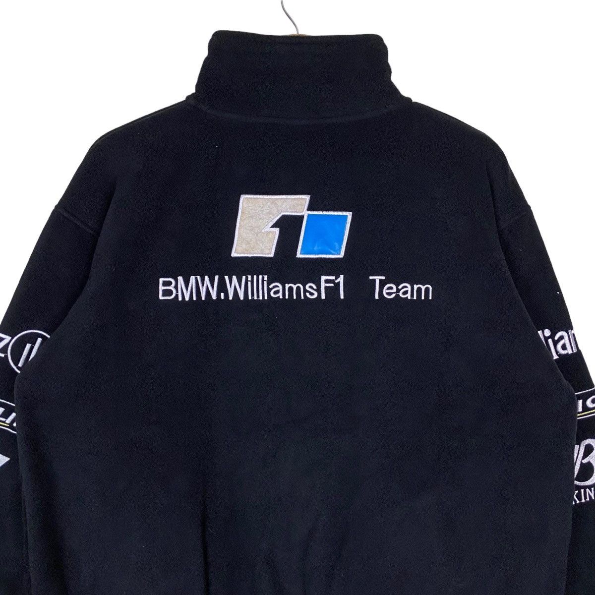 BMW Vintage BMW Patch Work Full Zipper Fleece Jacket Size US XL / EU 56 / 4 - 11 Thumbnail