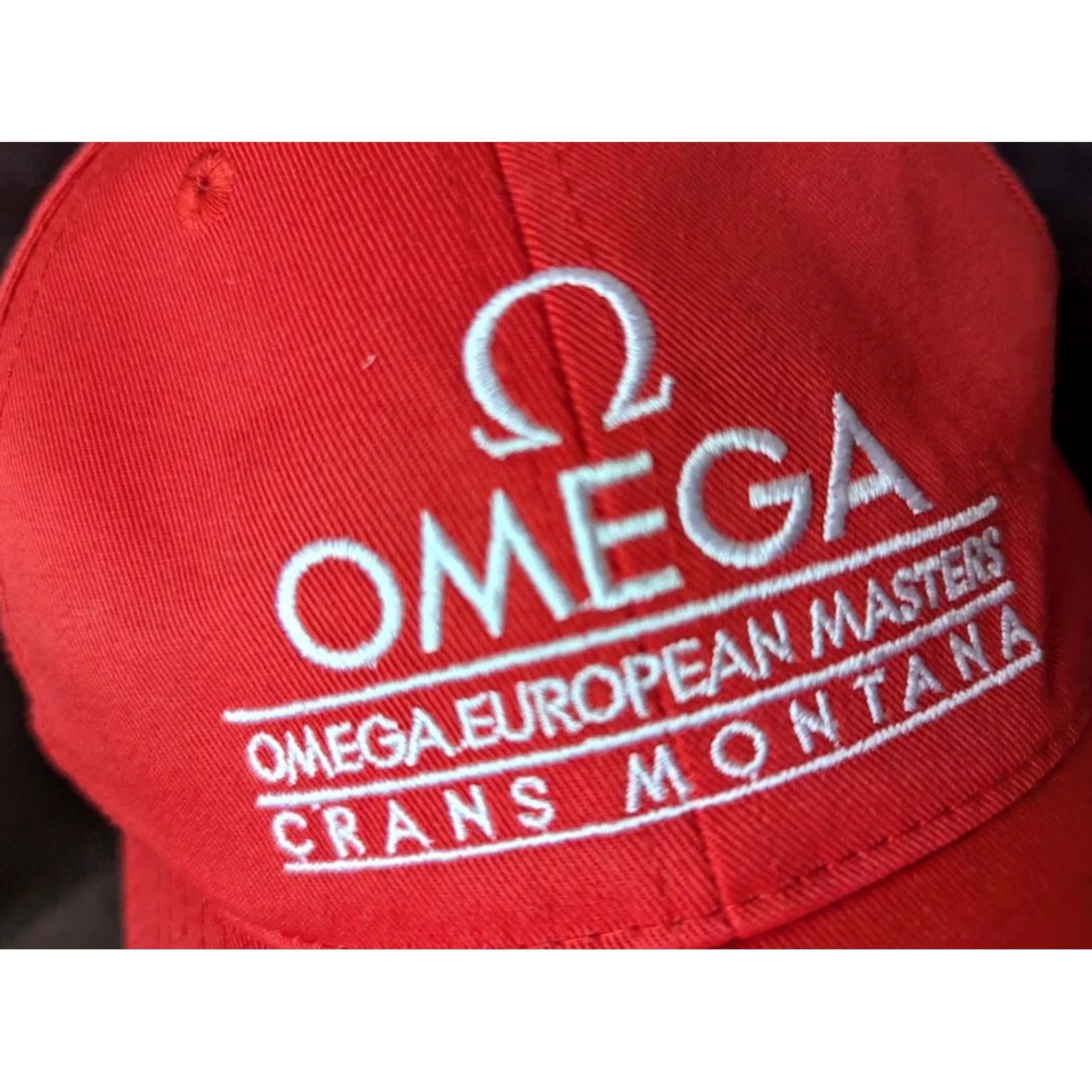Omega Omega Baseball Cap Hat Red One Size Mens Men’s Nike Shirt Size ONE SIZE - 2 Thumbnail