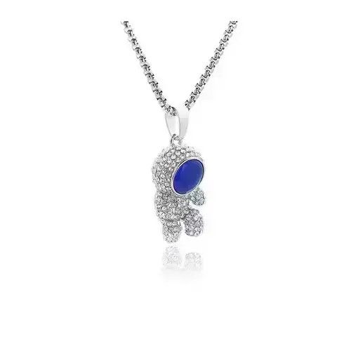 Other Cute Astronaut Pendant Men's Titanium Steel Necklace Size ONE SIZE - 4 Thumbnail