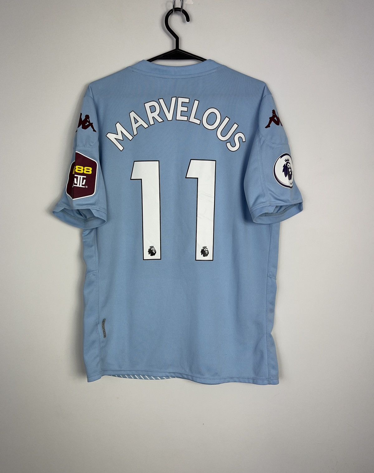 Kappa Kappa Aston Villa 2019/2020 Marvelous #11 Soccer Jersey Size US L / EU 52-54 / 3 - 3 Thumbnail