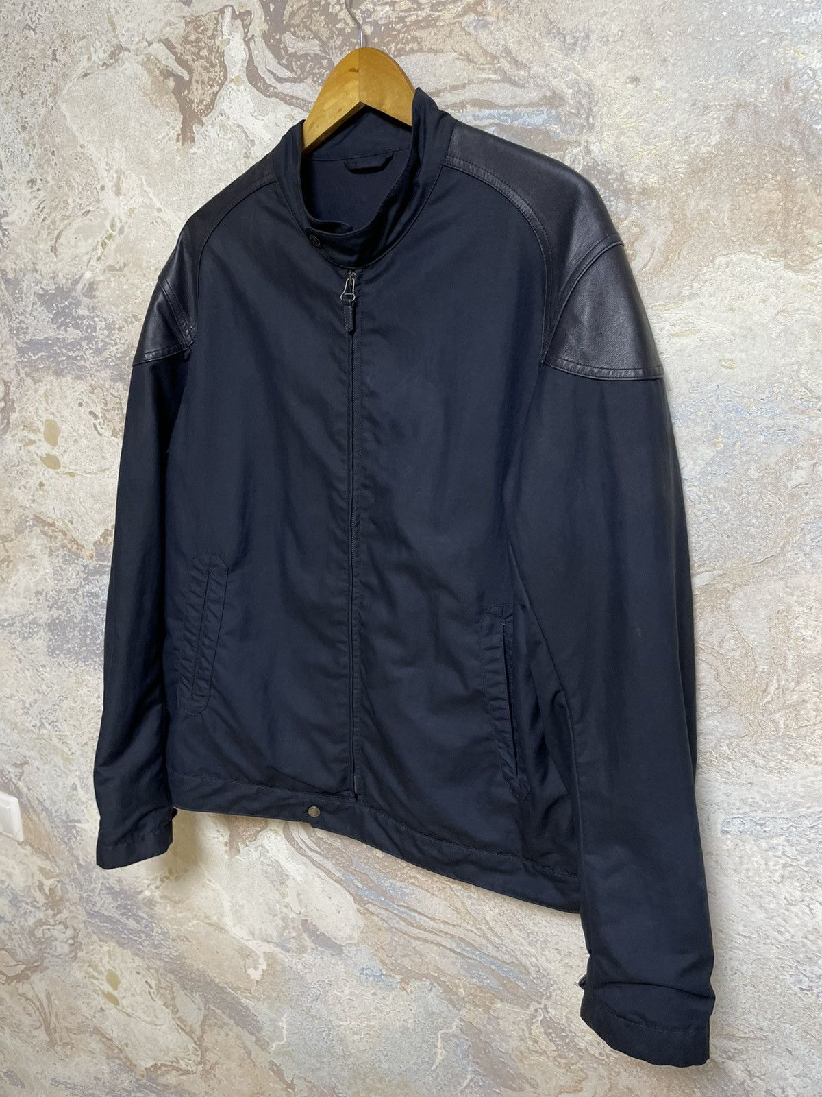 Alfred Dunhill Vintage Dunhill Biker Leather Jacket Black size L Size US L / EU 52-54 / 3 - 5 Thumbnail