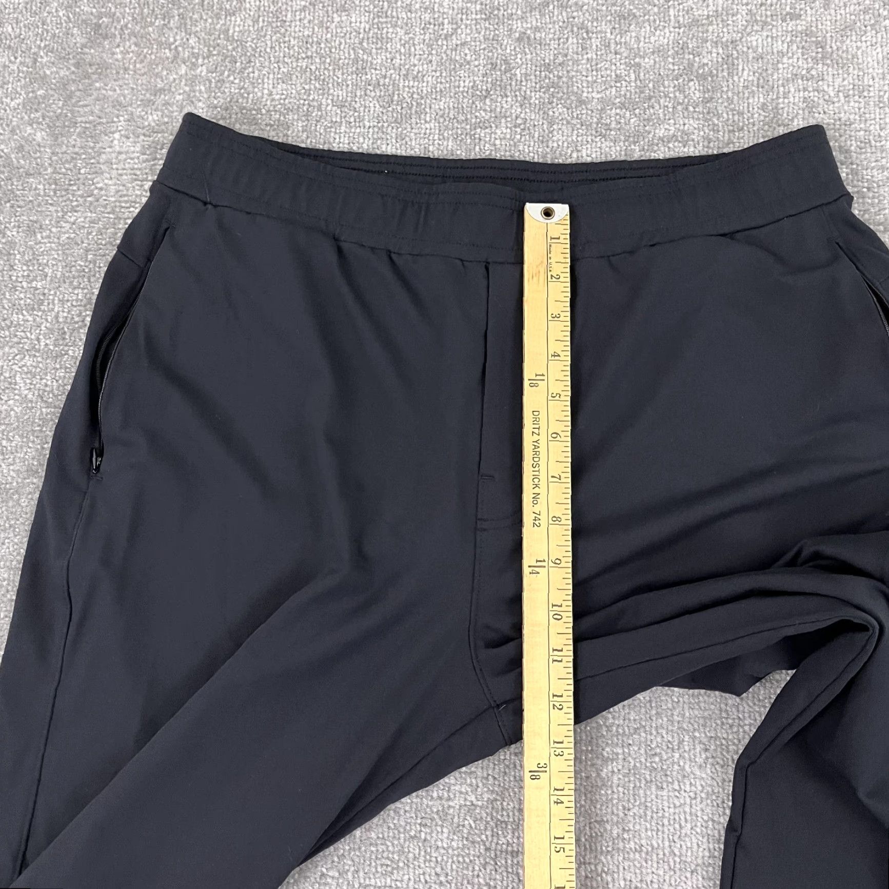 Vintage PUBLIC REC Everyday Pants Mens 34x27 Black Pull On Tapered Athleisure Travel Size US 34 / EU 50 - 4 Thumbnail