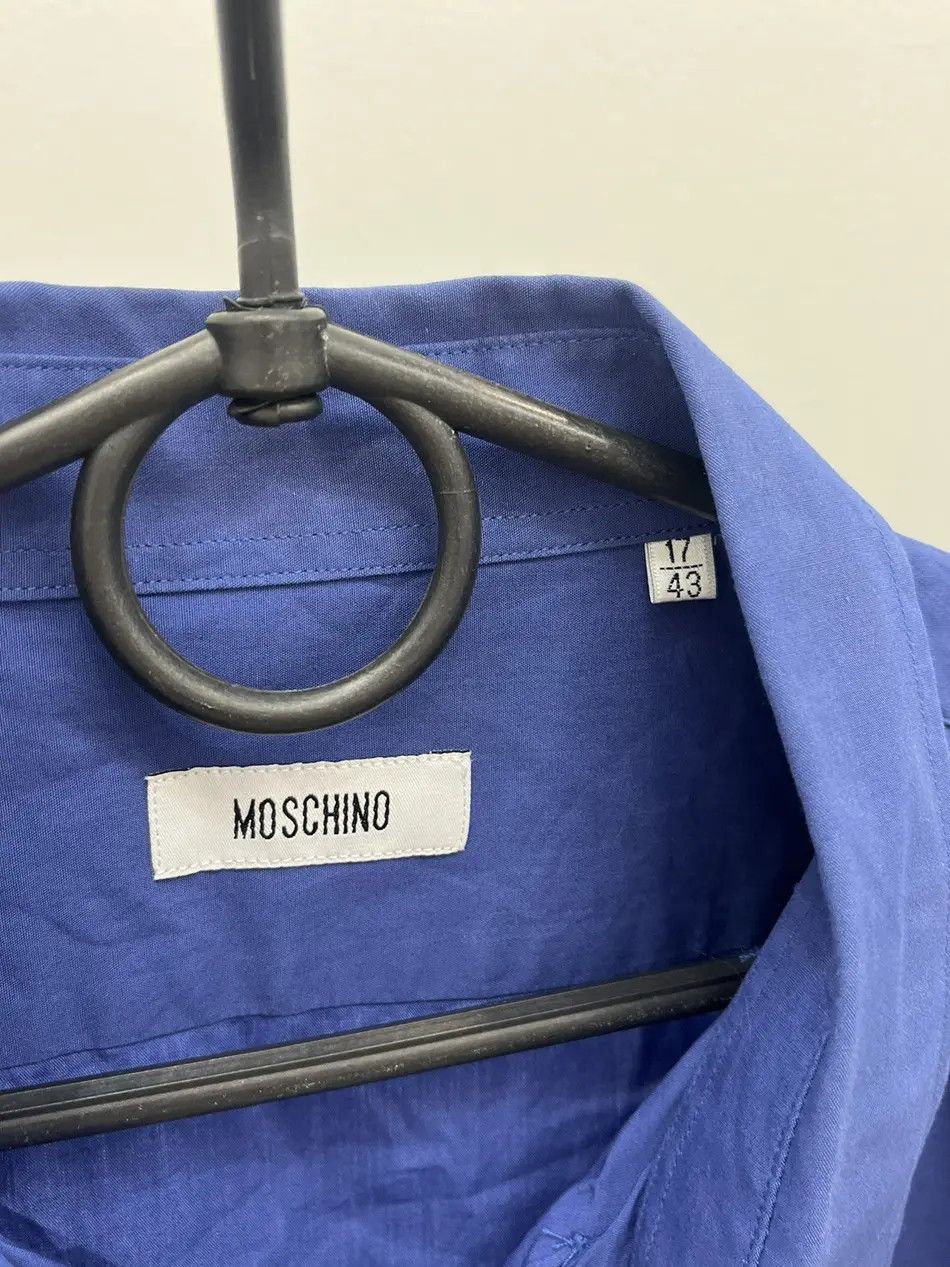 Moschino Moschino Classic Cotton Heart Embroidered Button Up Shirt Size US L / EU 52-54 / 3 - 3 Thumbnail