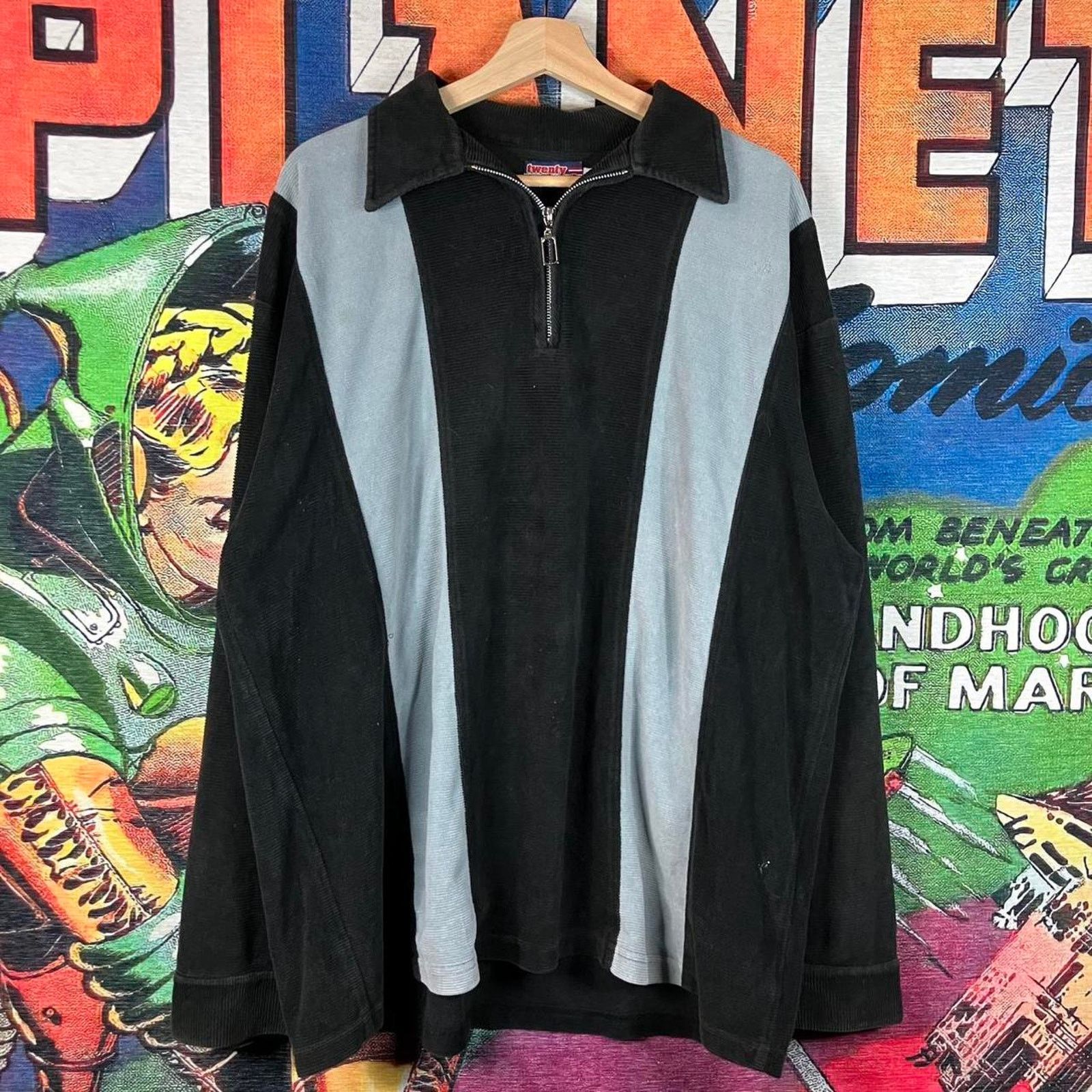 Other Vintage Y2K 00's Twenty Six Red Quarter Zip Pullover Size XL Size US XL / EU 56 / 4 - 1 Thumbnail