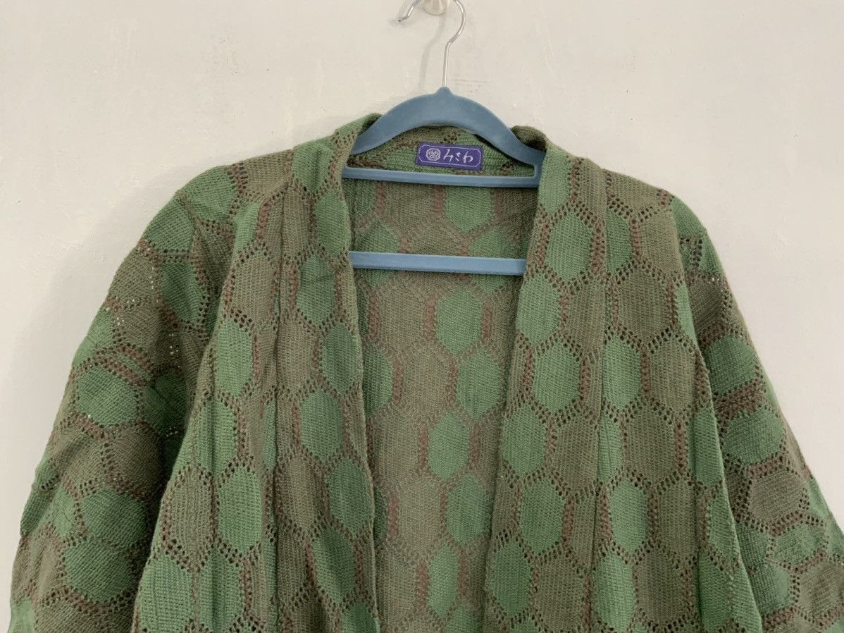 Japanese Brand Vintage Japan Green Cardigan Kimono Size US L / EU 52-54 / 3 - 4 Thumbnail