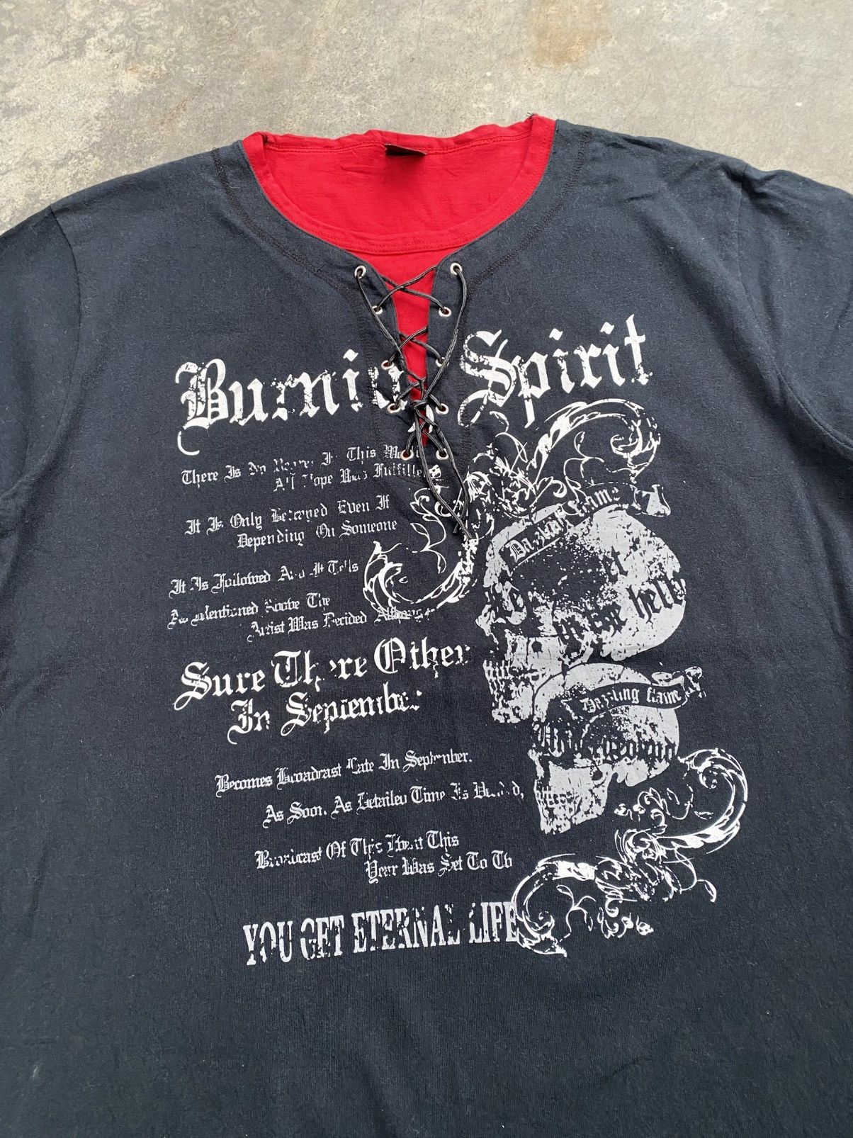 If Six Was Nine × Japanese Brand × Le Grande Bleu (L.G.B.) Y2K Beaumere Double Layer Tee Size US L / EU 52-54 / 3 - 3 Thumbnail