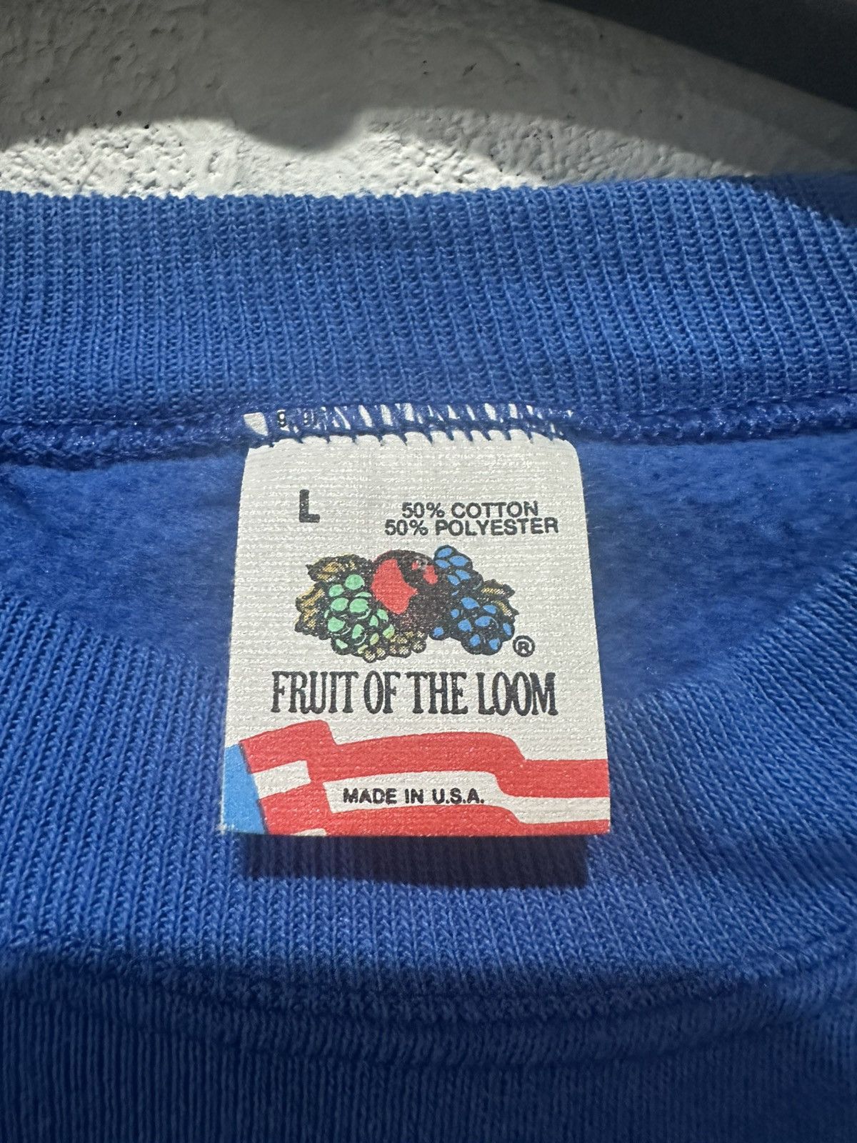Fruit Of The Loom Vintage Mayberry Union High Crewneck Size Large Blue Size US L / EU 52-54 / 3 - 3 Thumbnail