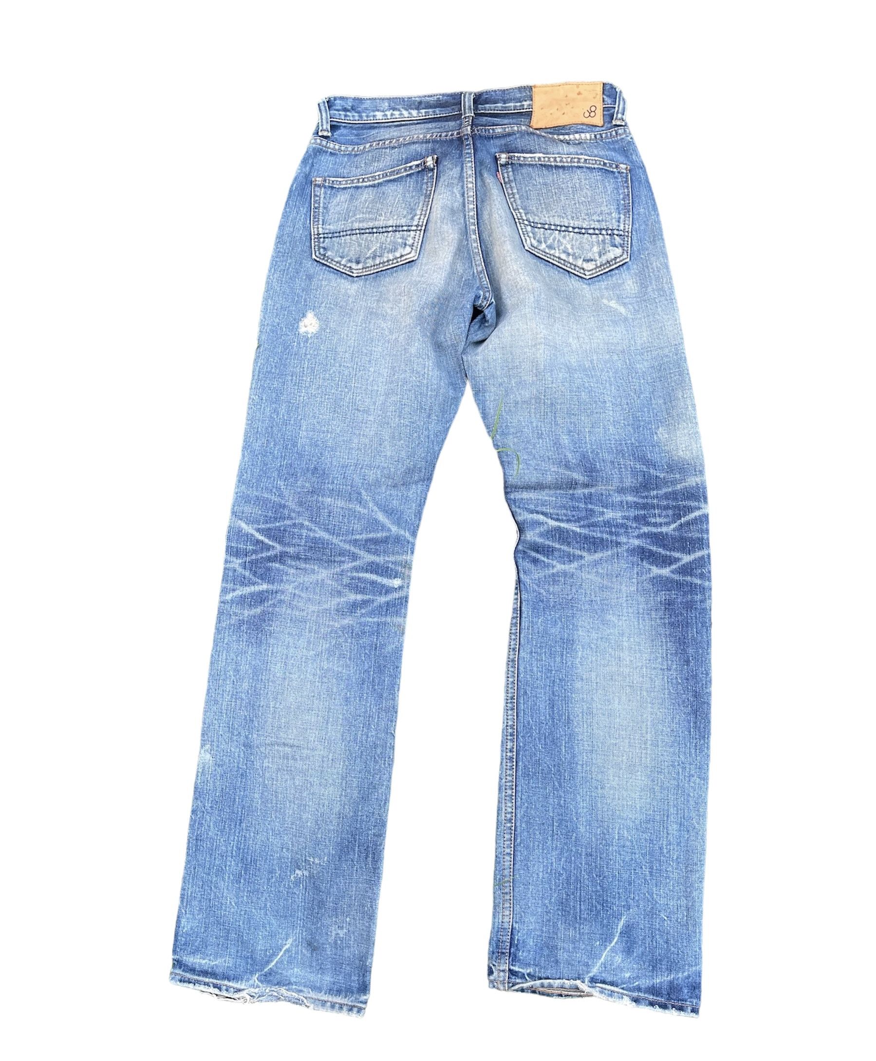 Beauty Beast × Japanese Brand × Johnbull Vintage John bull Distressed Style Denim Jeans Size US 32 / EU 48 - 2 Thumbnail