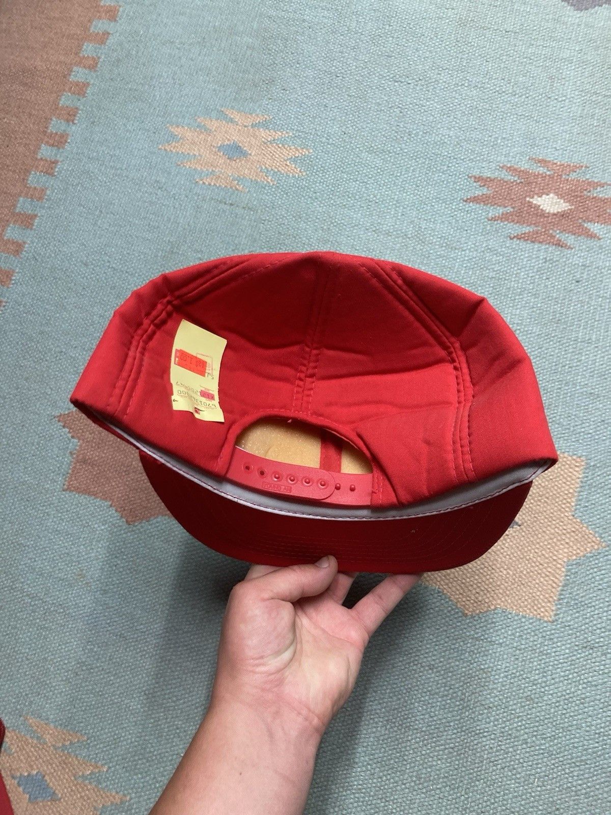 Vintage Vintage SnapBack hat plain blank full foam Young An 80s Size ONE SIZE - 4 Thumbnail