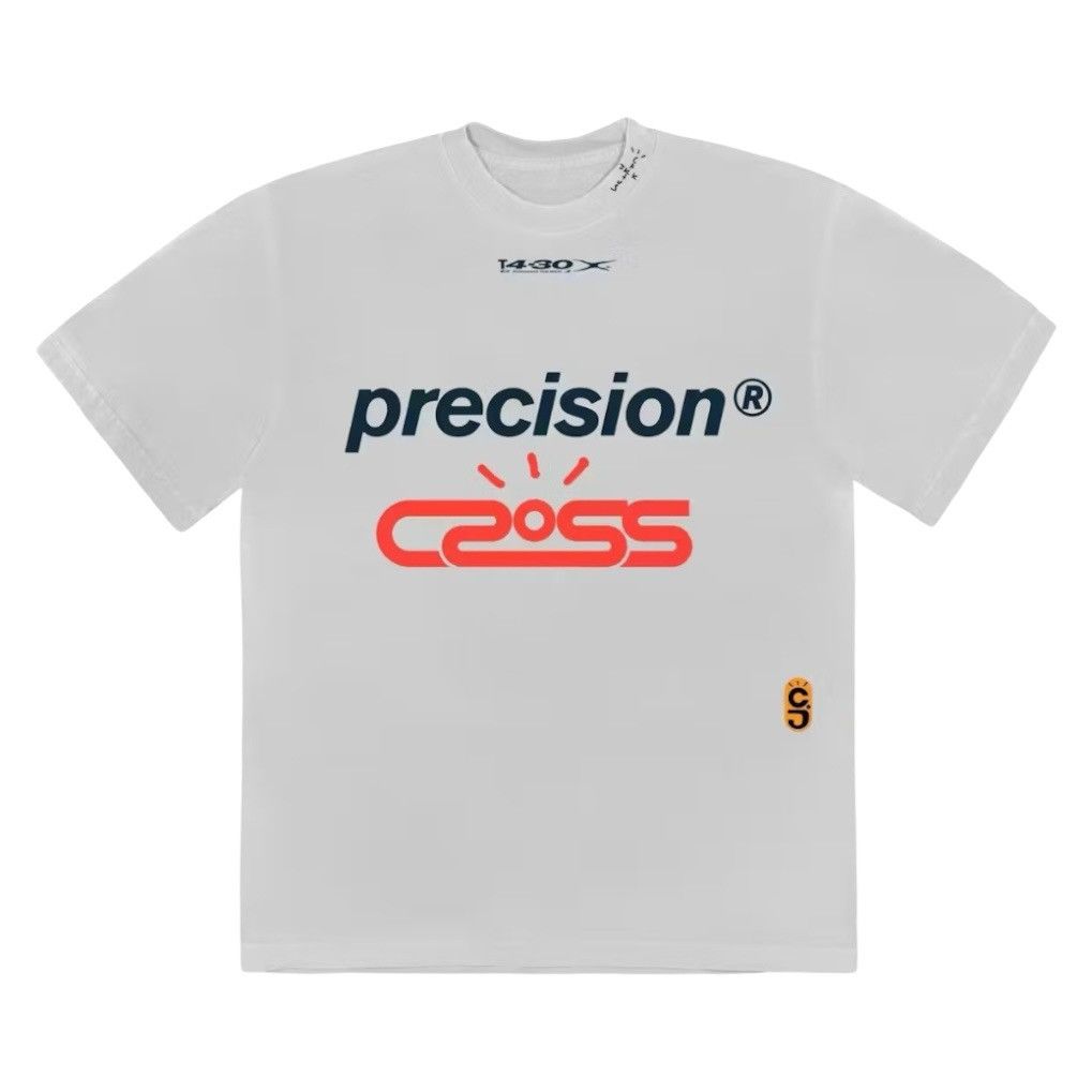Travis Scott NEW Travis Scott Cactus Jack Precision White T-Shirt Small Size US S / EU 44-46 / 1 - 1 Thumbnail
