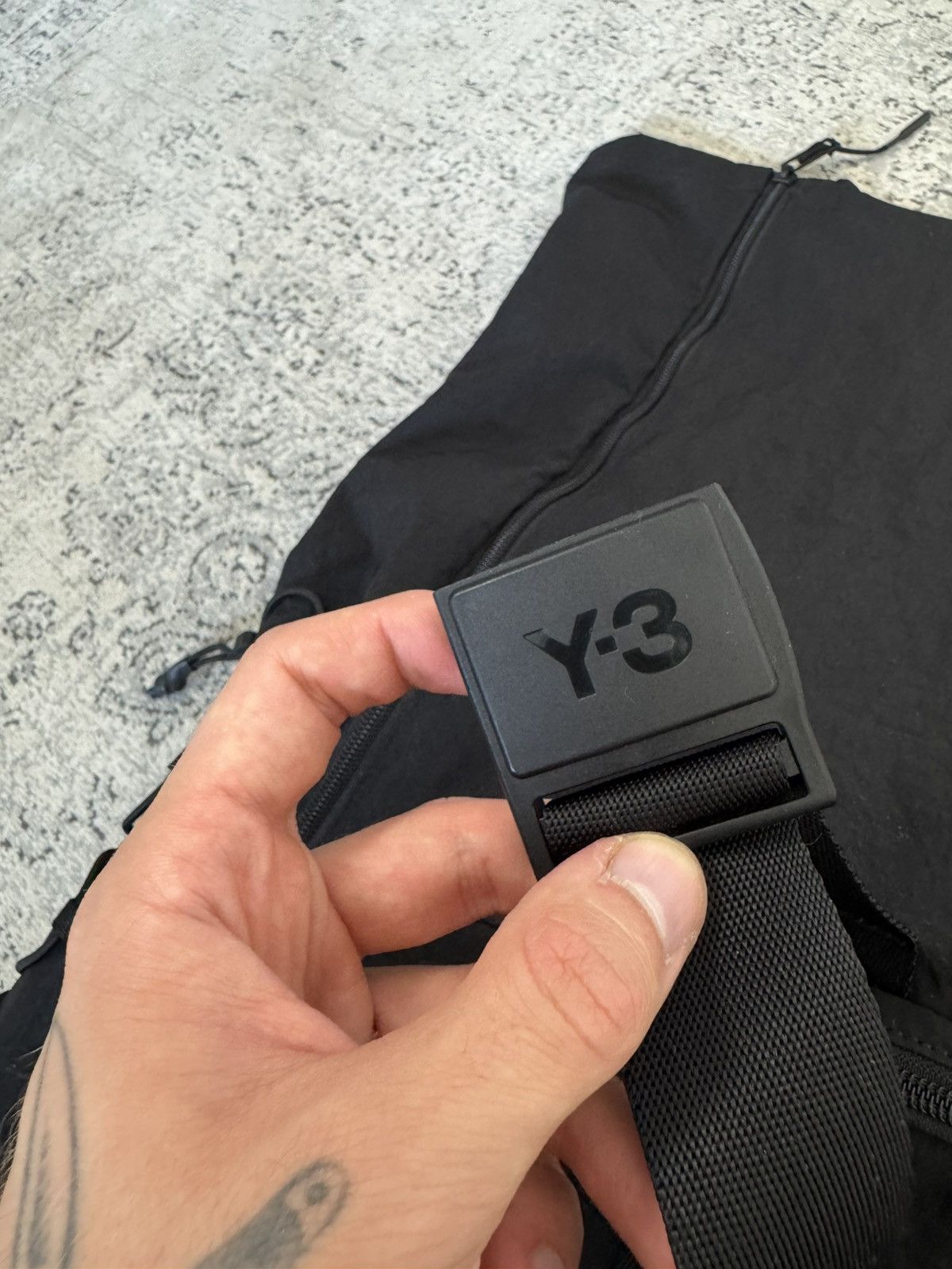 Yohji Yamamoto Adidas Y3 Y-3 Yohji Yamamoto Utility Technical Backpack Size ONE SIZE - 6 Thumbnail
