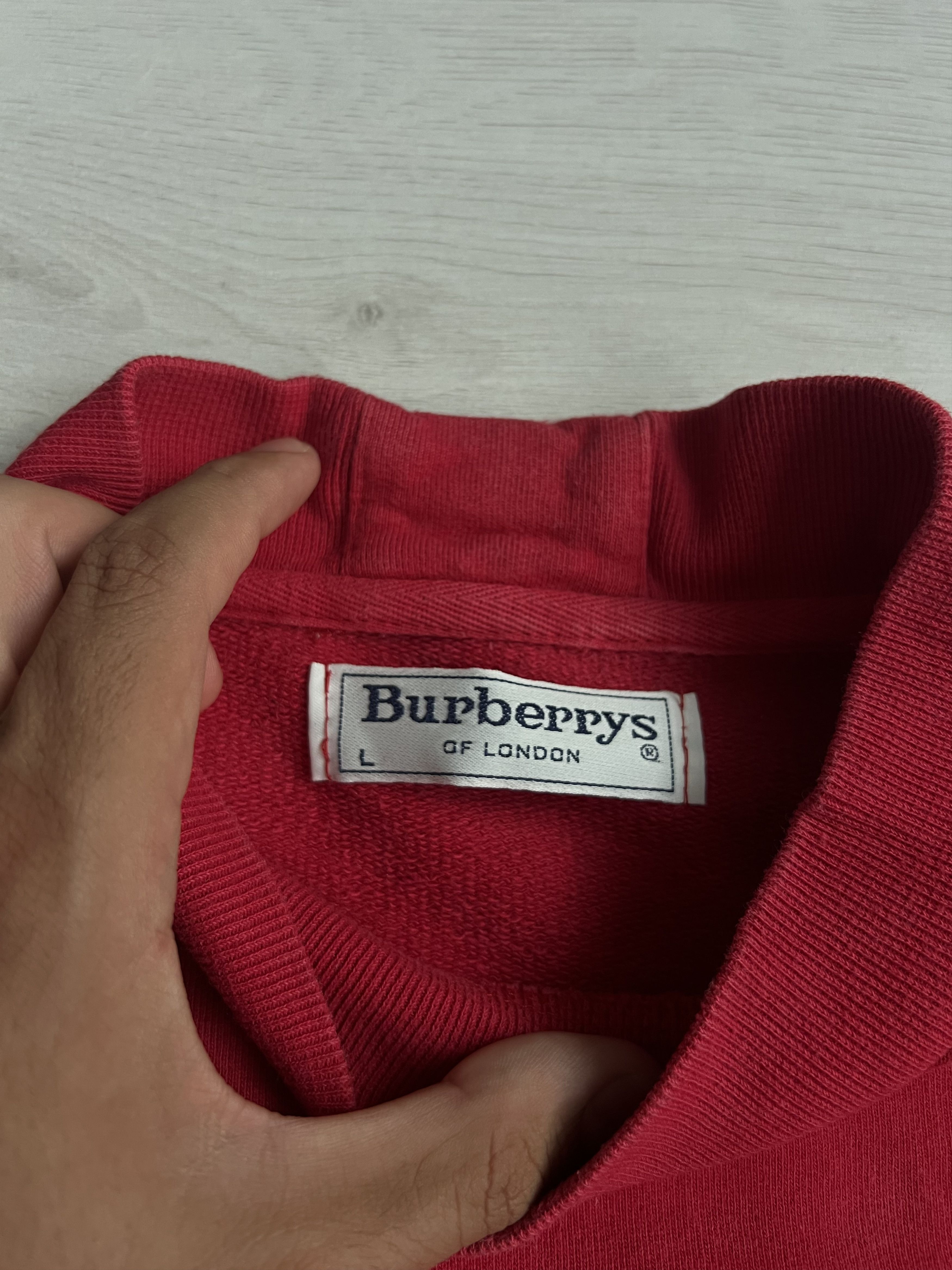 Burberry Vintage Burberrys Sweatshirt Size US L / EU 52-54 / 3 - 3 Thumbnail