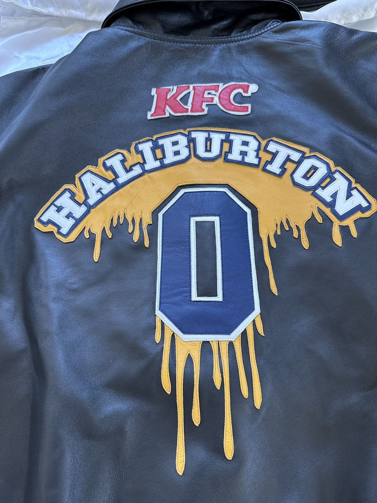 Jeff Hamilton Jeff Hamilton Tyrese Haliburton KFC Leather Jacket Sz Large Size US L / EU 52-54 / 3 - 9 Thumbnail