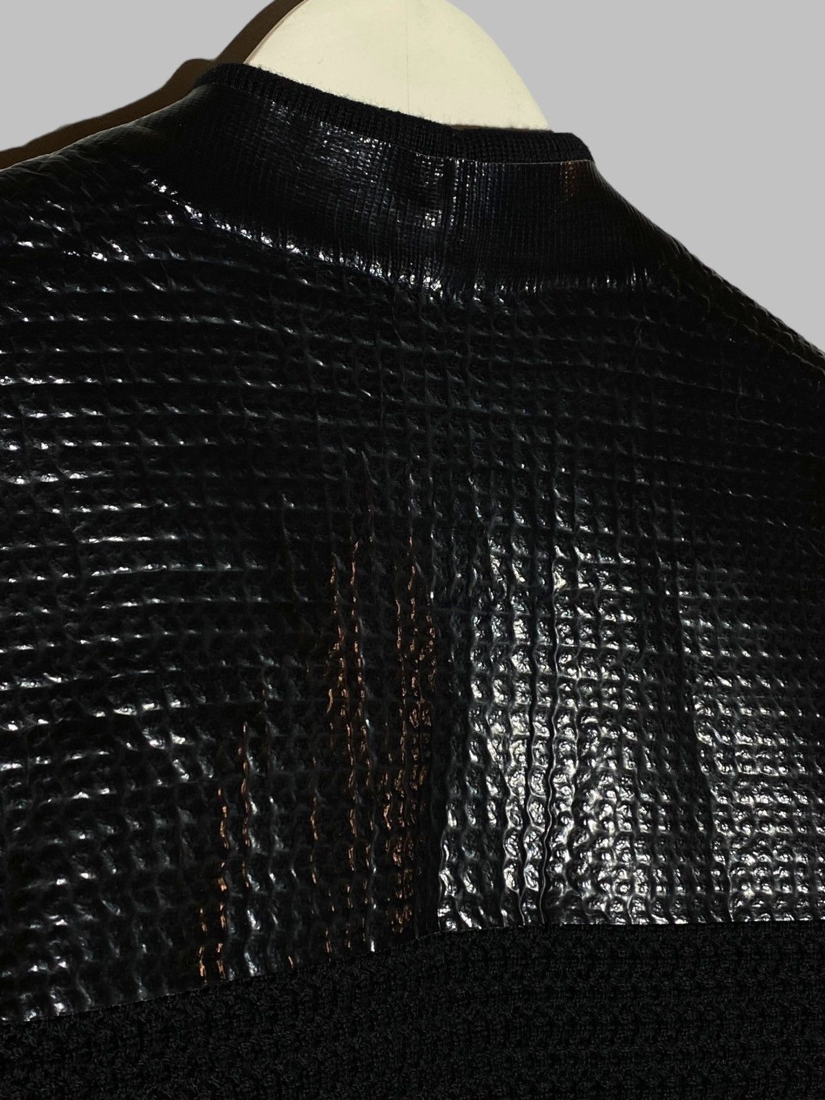 Prada Prada 2010 Wool Knit Cardigan With Polyurethane Details Size M / US 6-8 / IT 42-44 - 12 Thumbnail
