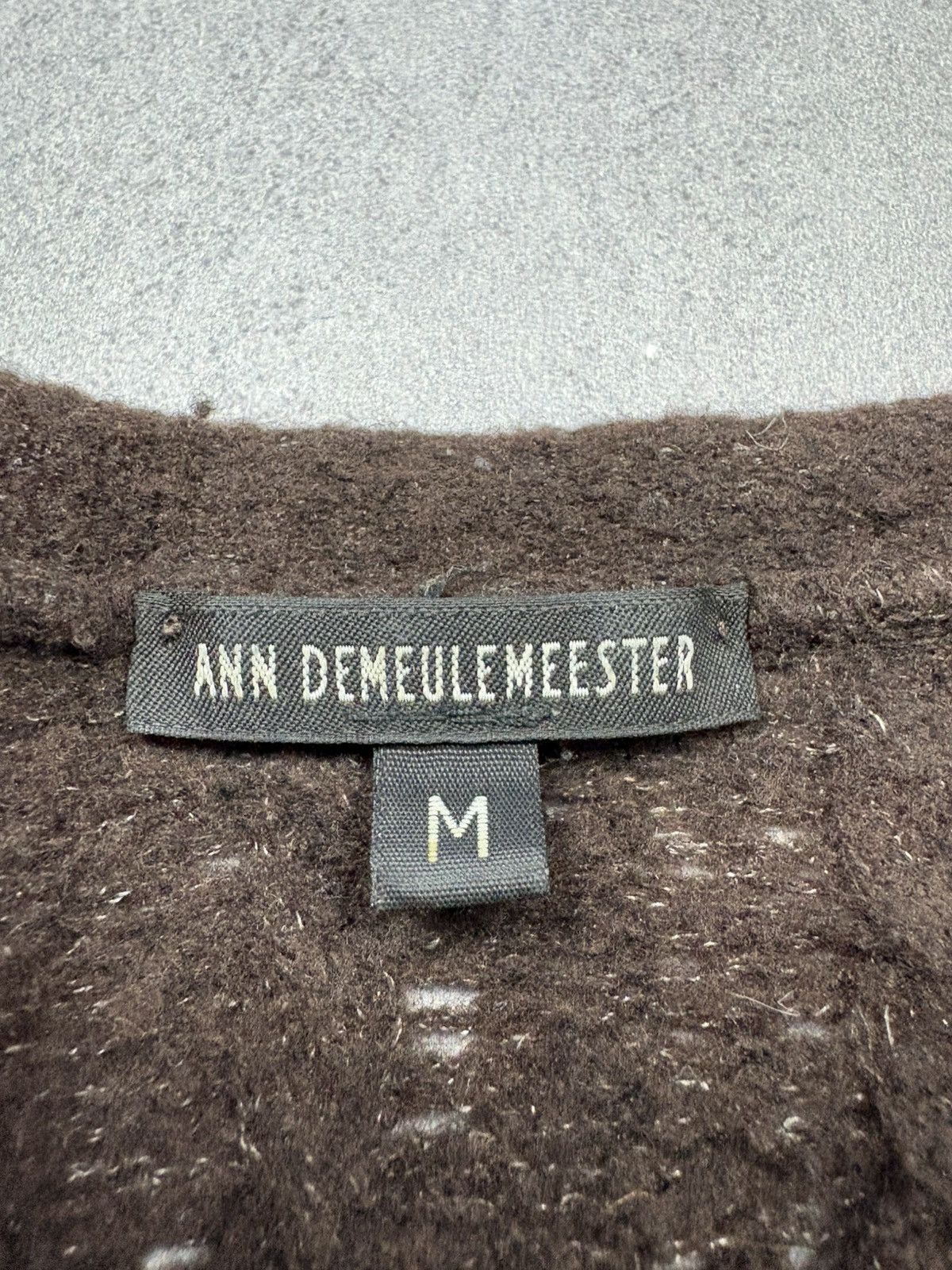 Ann Demeulemeester Ann Demeulemeester Open Knit Sheer Wool Sweater Avant Garde Size M / US 6-8 / IT 42-44 - 16 Thumbnail