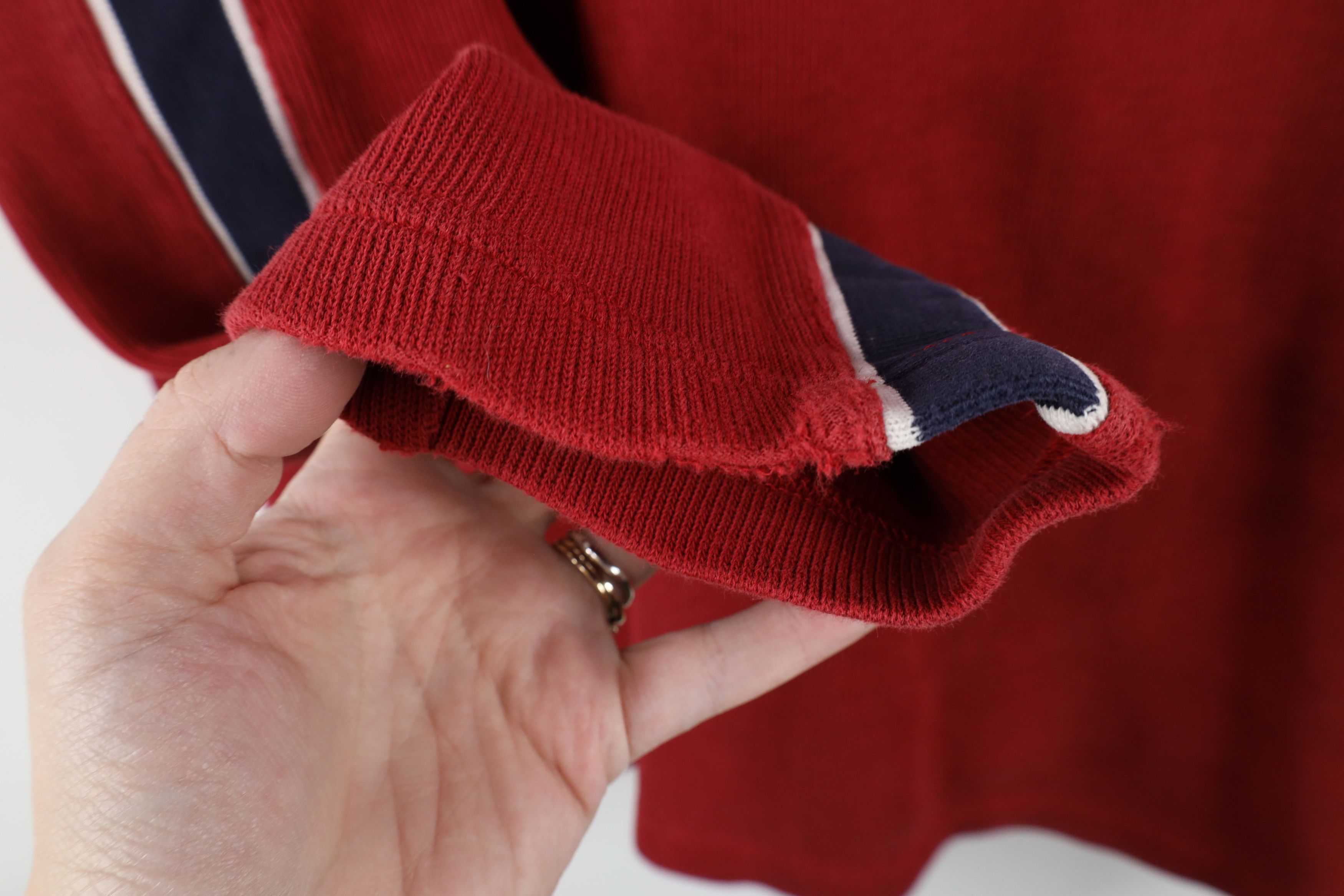J.Crew × Vintage Vintage 90s J Crew Cotton Ribbed Knit Long Sleeve T-Shirt Size US L / EU 52-54 / 3 - 8 Thumbnail