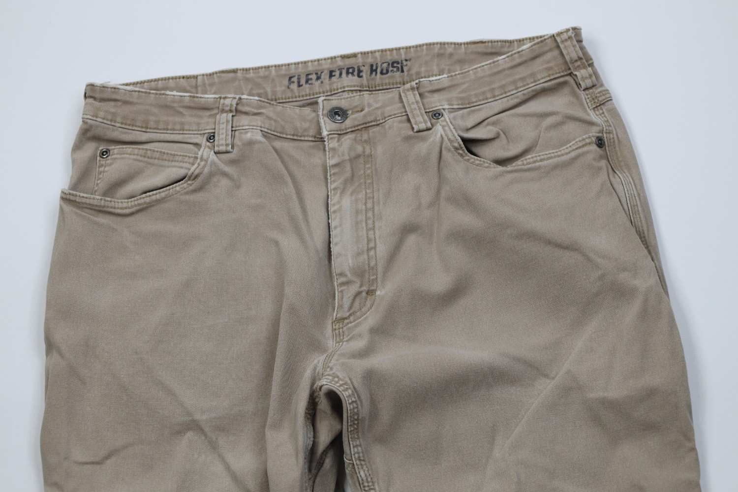 Duluth Trading Company Duluth Trading Co Canvas Flex Fire Hose Wide Leg Pants Size US 36 / EU 52 - 2 Thumbnail