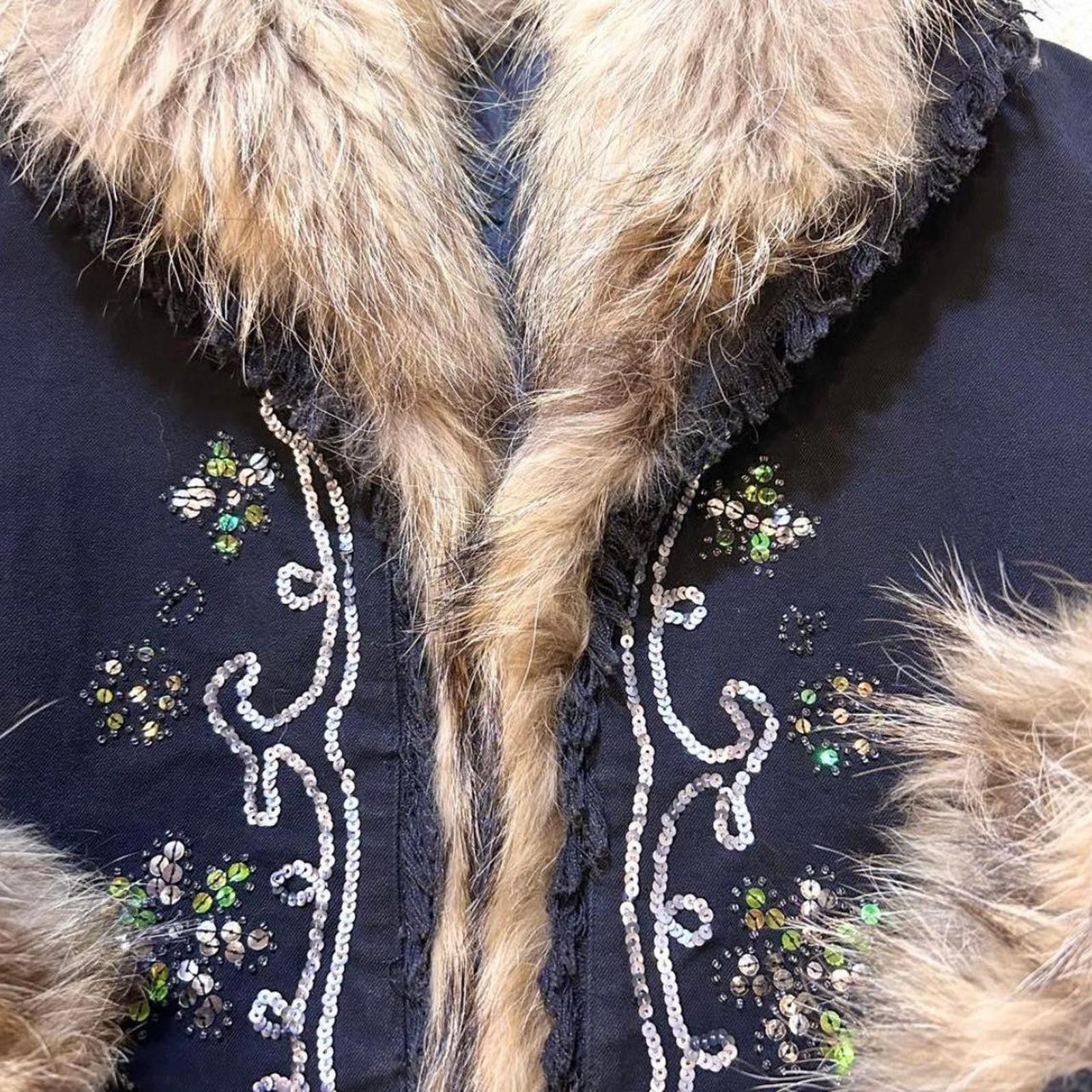 Other Rabbit fur whimsy boho short penny lane coat jacket Size XS / US 0-2 / IT 36-38 - 5 Thumbnail