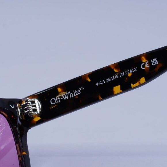 Off-White Off-White OERI110 CINCINNATI 6030 Sunglasses Havana Cat Eye Size ONE SIZE - 9 Thumbnail