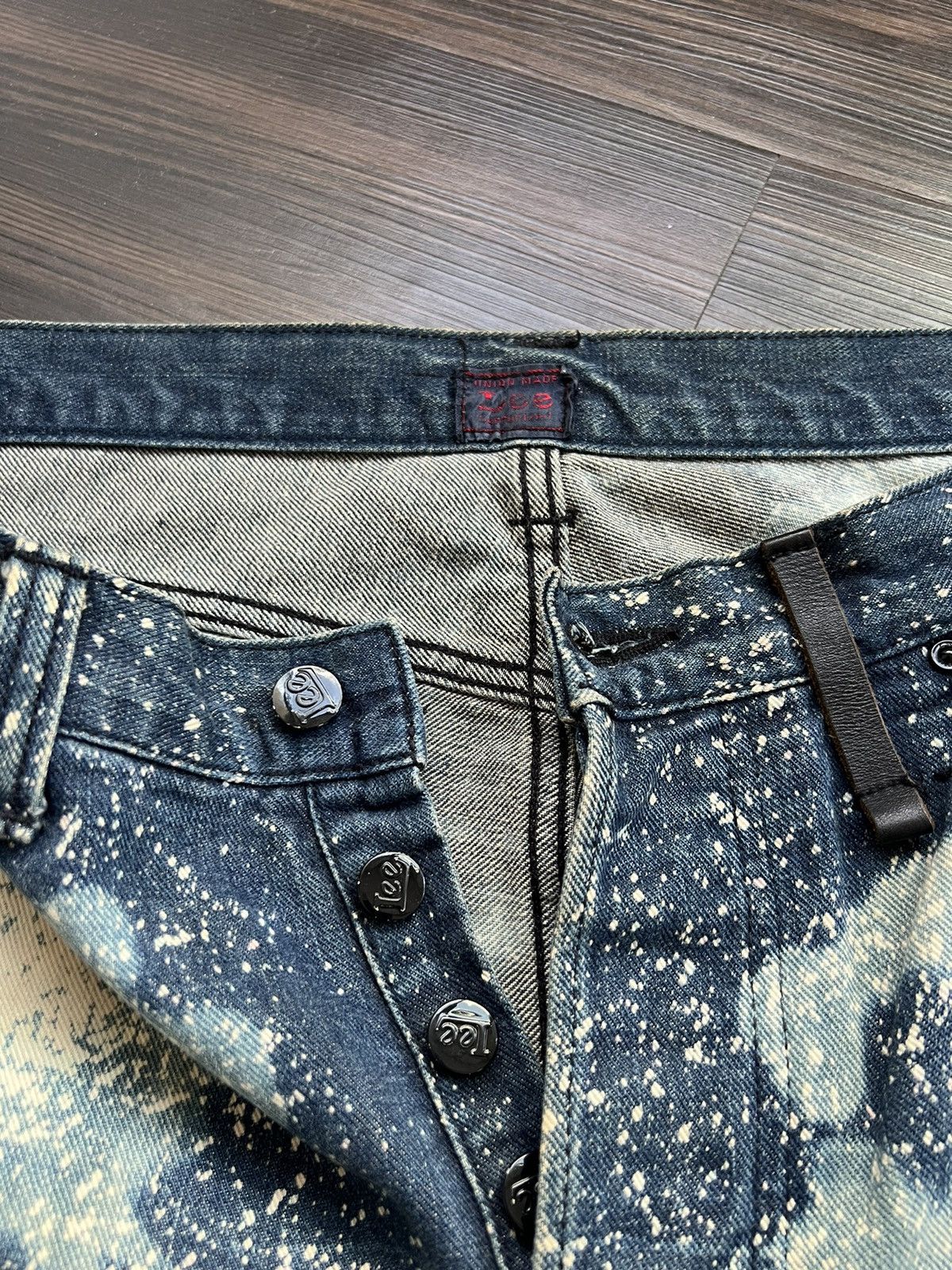 Issey Miyake × Lee 🔥Runway🔥 Issey miyake X Lee Splatter Paint denim - 33 Size US 34 / EU 50 - 2 Thumbnail