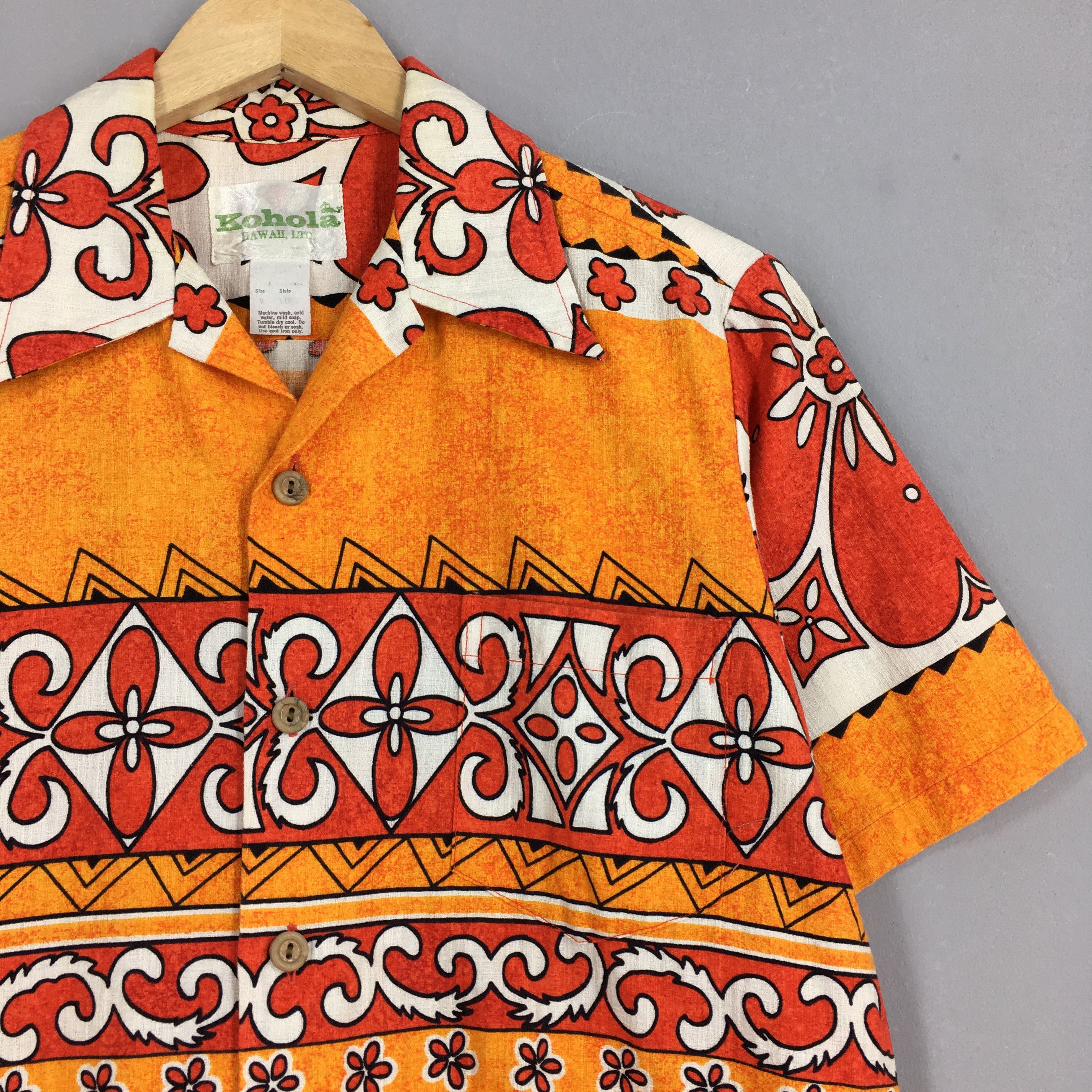 Other Vintage Kohola Hawaii Aloha Orange Floral Shirts Medium Size US M / EU 48-50 / 2 - 2 Thumbnail