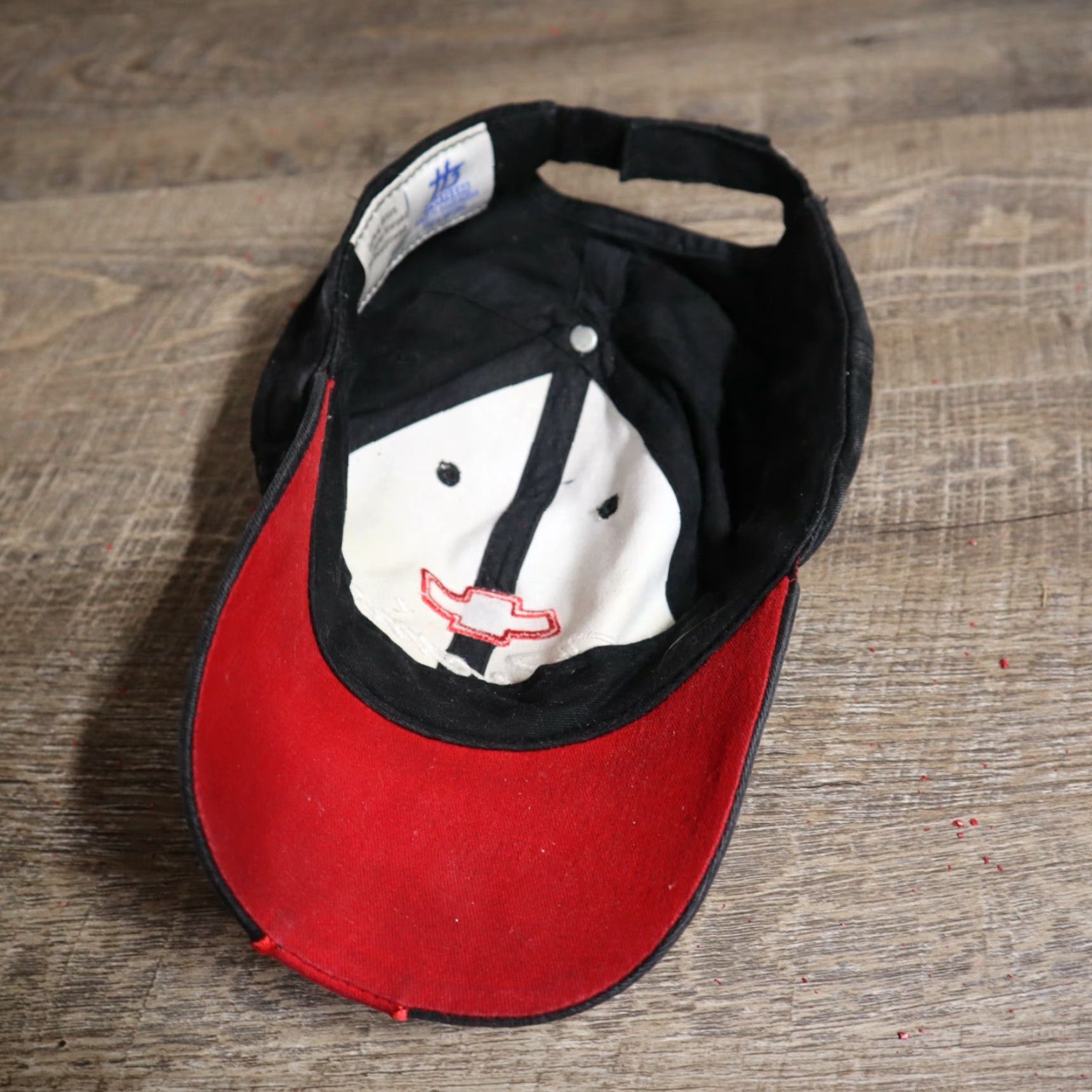 Vintage Checkered Flag Sports Baseball Cap Nascar Adjustable Black Men One Size Sports Embroidered Cap Size ONE SIZE - 6 Thumbnail