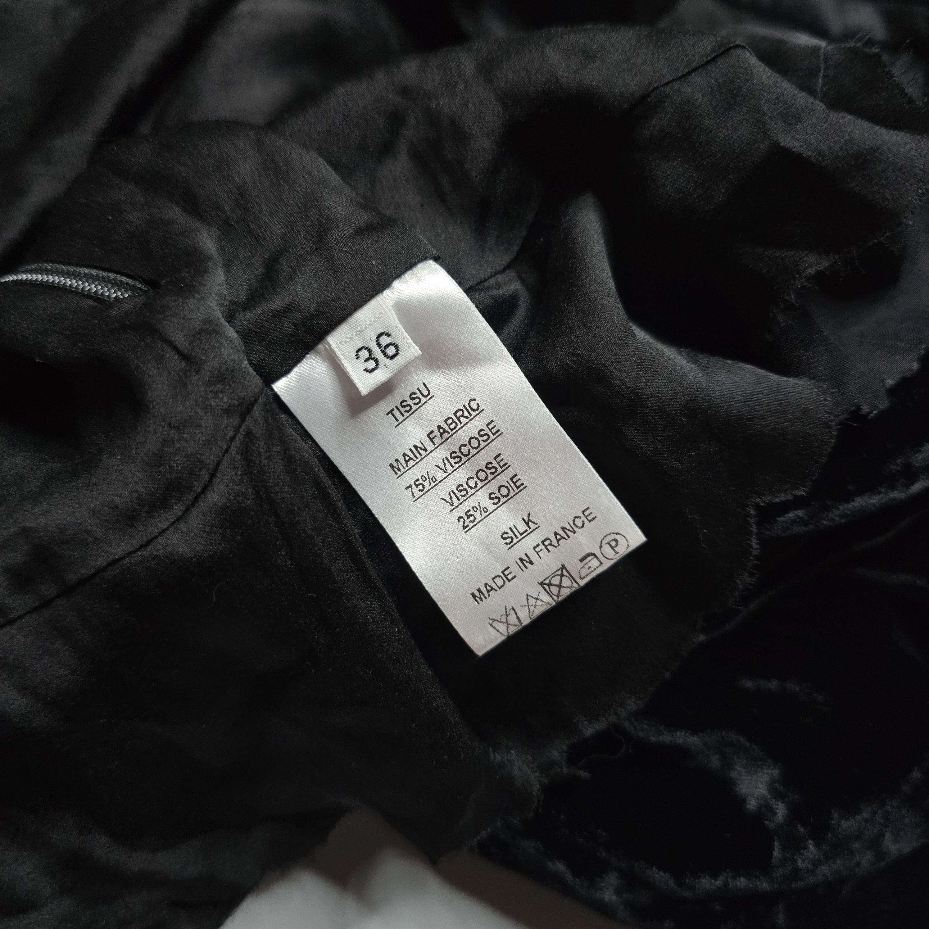 Balmain Balmain by Christophe Decarnin - Velvet Blouse Size XS / US 0-2 / IT 36-38 - 7 Thumbnail