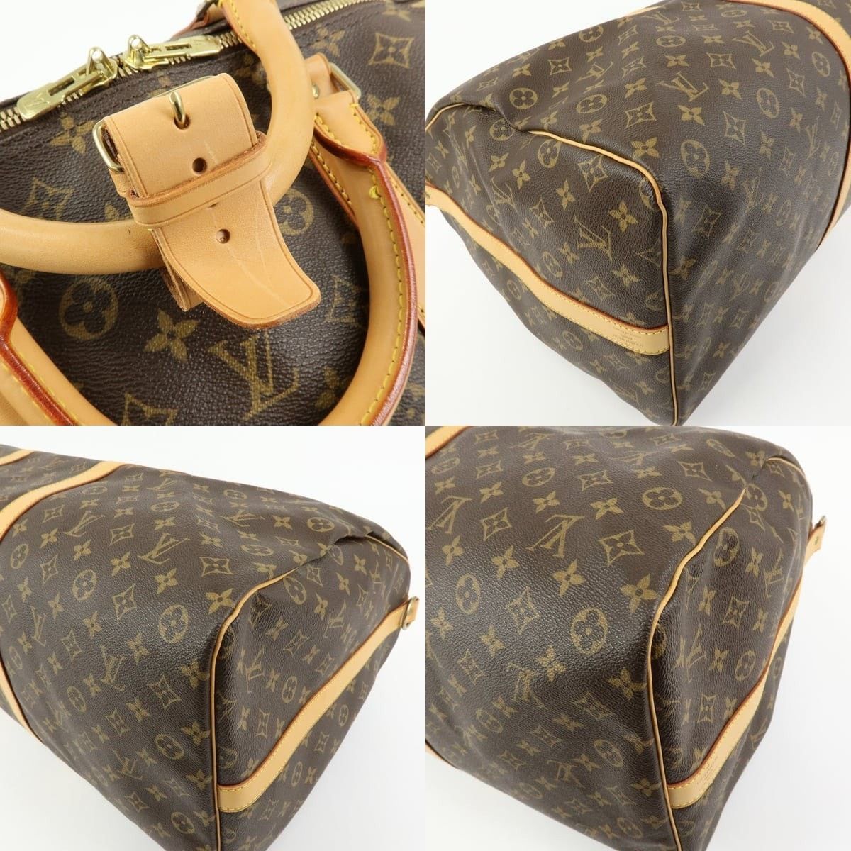 Louis Vuitton Louis Vuitton Monogram Keepall Bandouliere 60 Duffle Bag Size ONE SIZE - 5 Thumbnail