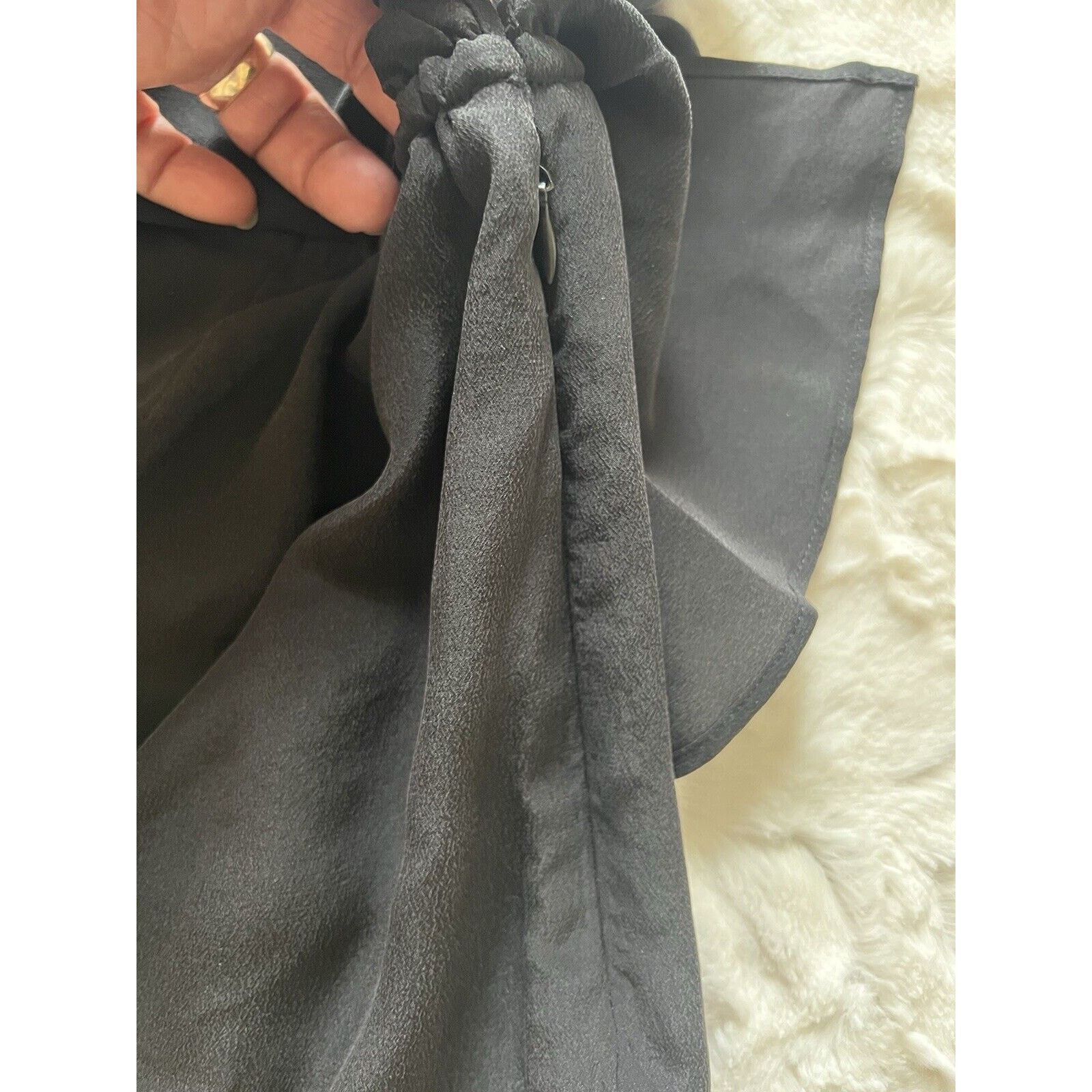 Anthropologie Anthropologie NWT Maeve Women Black Single Shoulder Top S 4 Size S / US 4 / IT 40 - 6 Thumbnail