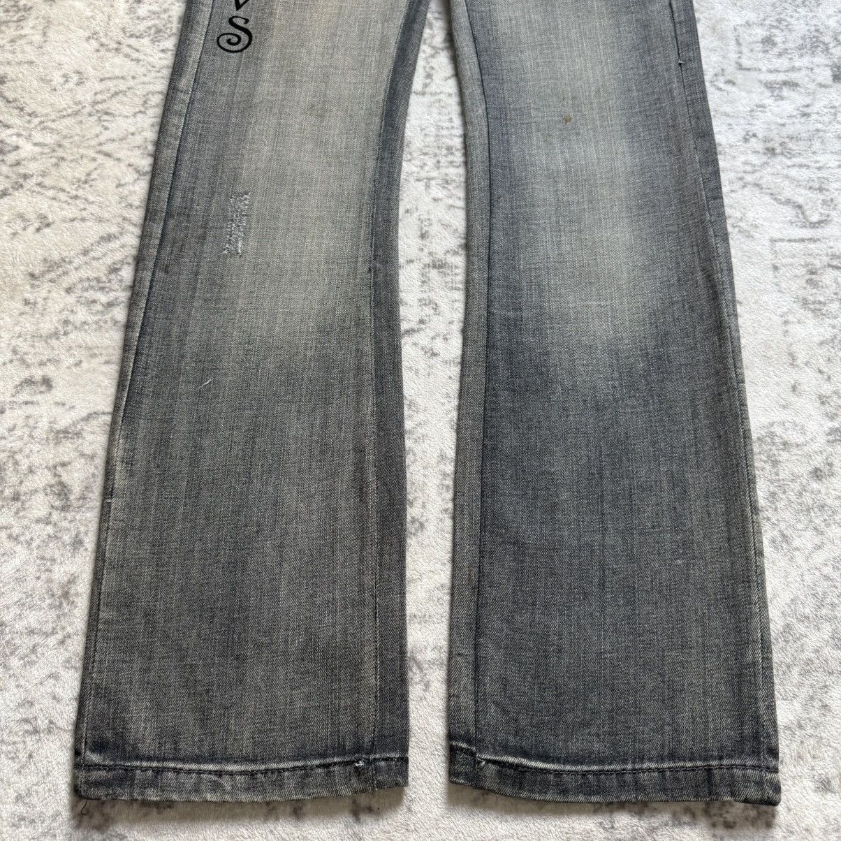 Affliction ✝️ Vintage Pepe Jeans Gothic Studded Cross Denim CH Style Size US 32 / EU 48 - 7 Thumbnail