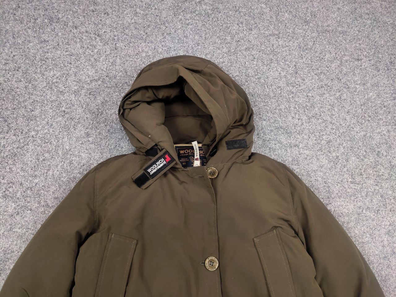 Woolrich Woolen Mills Woolrich Arctic Airforce 4 Pocket Parka Down Hooded Jacket Size M / US 6-8 / IT 42-44 - 4 Thumbnail