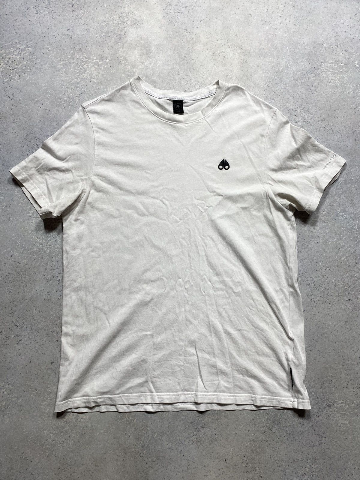 Moose Knuckles Moose Knuckles Satellite Logo Cotton T-shirt White Size US M / EU 48-50 / 2 - 1 Thumbnail
