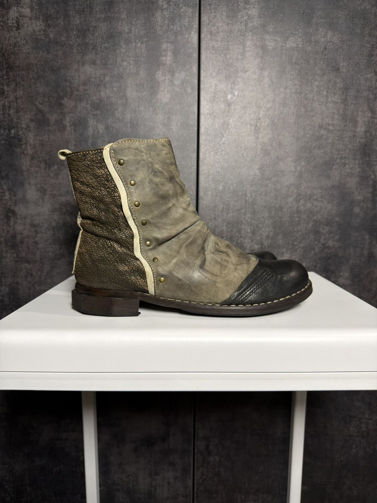 A.S.98 Vintage Leather Boots AS98 Guidi Balenciaga Dirk Owens Yohji Size US 9 / IT 39 - 8 Thumbnail