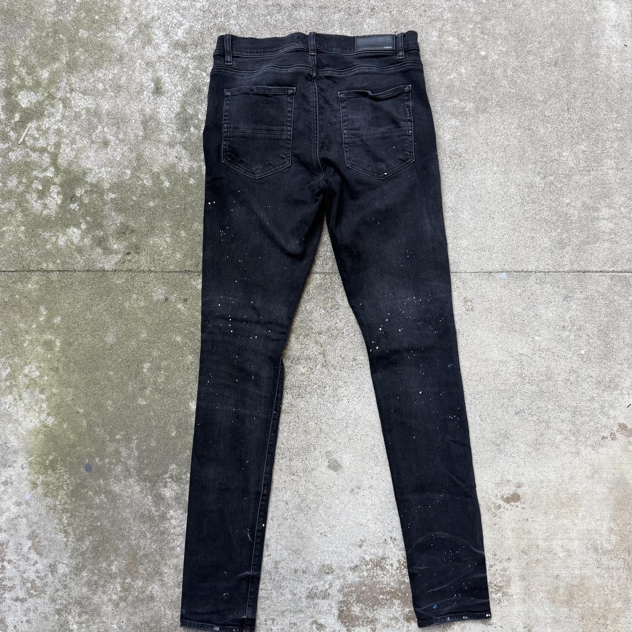 Amiri amiri black skinny painter jeans destroyed thrashed Size US 32 / EU 48 - 2 Thumbnail