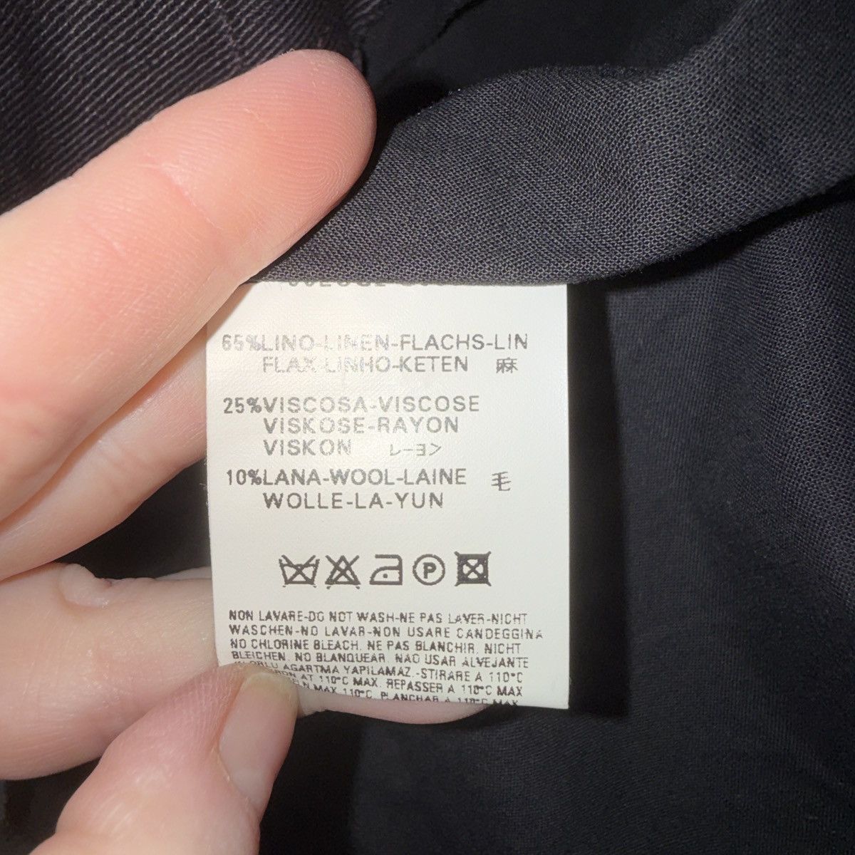Diesel Diesel Archival 2006 Deconstructed Linen Wool Blend Jacket Size M / US 6-8 / IT 42-44 - 10 Thumbnail
