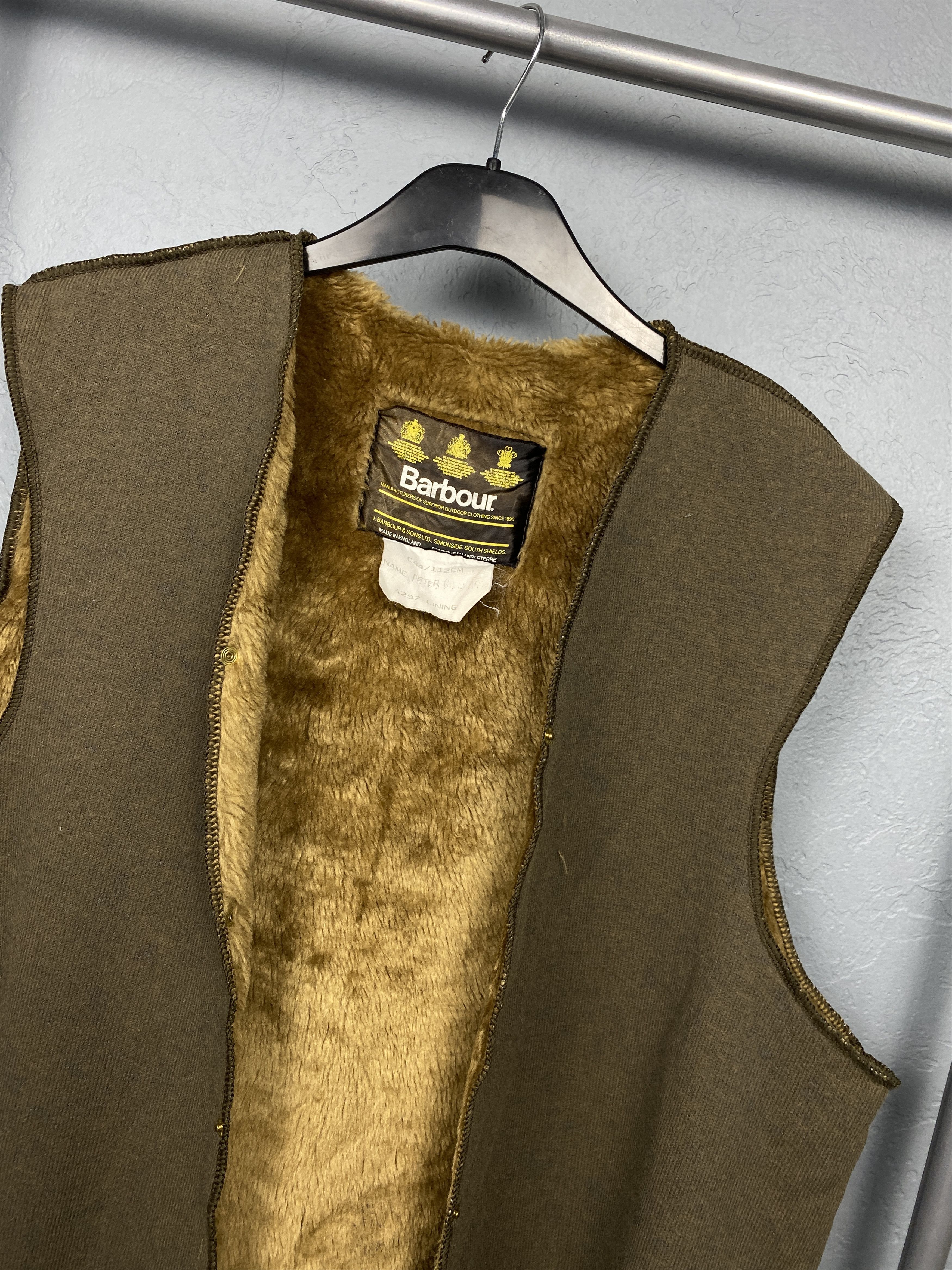 Barbour Barbour Vintage Mens Vest Pile Lining Size US XL / EU 56 / 4 - 2 Thumbnail