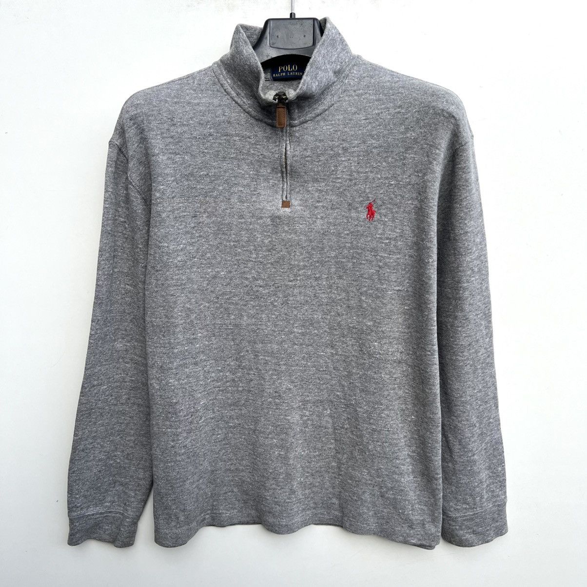Polo Ralph Lauren Polo Ralph Lauren 1/4 zip hoodie sweater vintage Size US XL / EU 56 / 4 - 1 Thumbnail