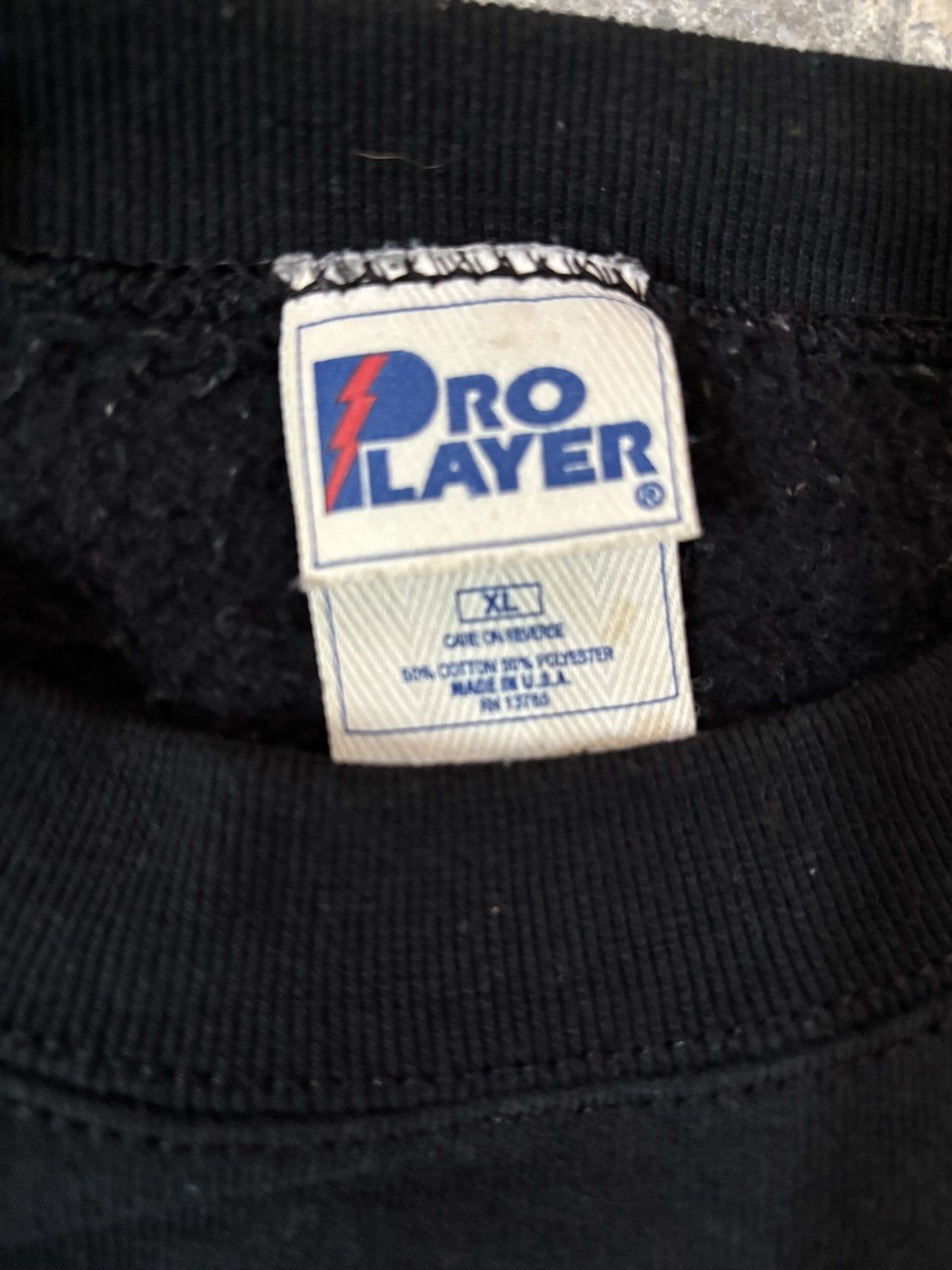 Pro Player Steelers Pittsburgh vintage black boxy crewneck Size US XL / EU 56 / 4 - 6 Thumbnail