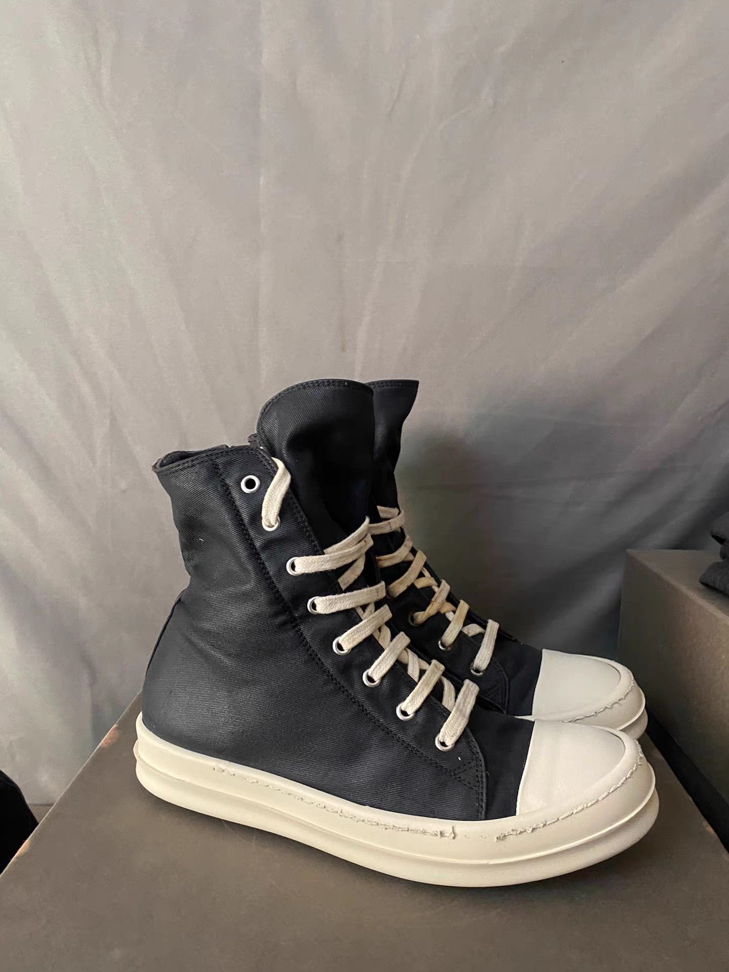 Rick Owens Rick Owens Waxed Jumbo Low Size US 7 / EU 40 - 4 Thumbnail