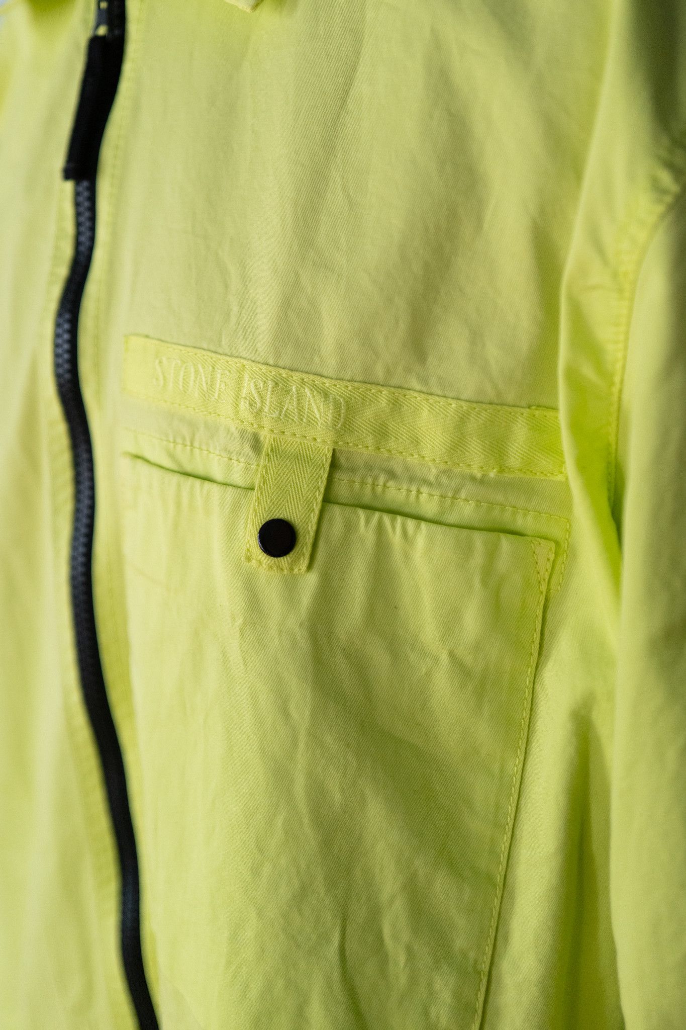 Stone Island STONE ISLAND NEON YELLOW ZIP JACKET SZ XL Size US XL / EU 56 / 4 - 2 Thumbnail