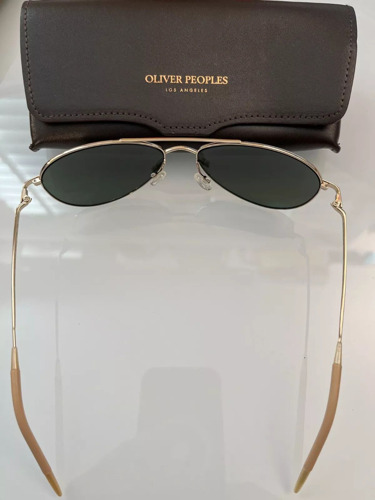 Oliver Peoples Oliver Peoples BENEDICT AVIATOR SUN OV1002S Size ONE SIZE - 9 Thumbnail
