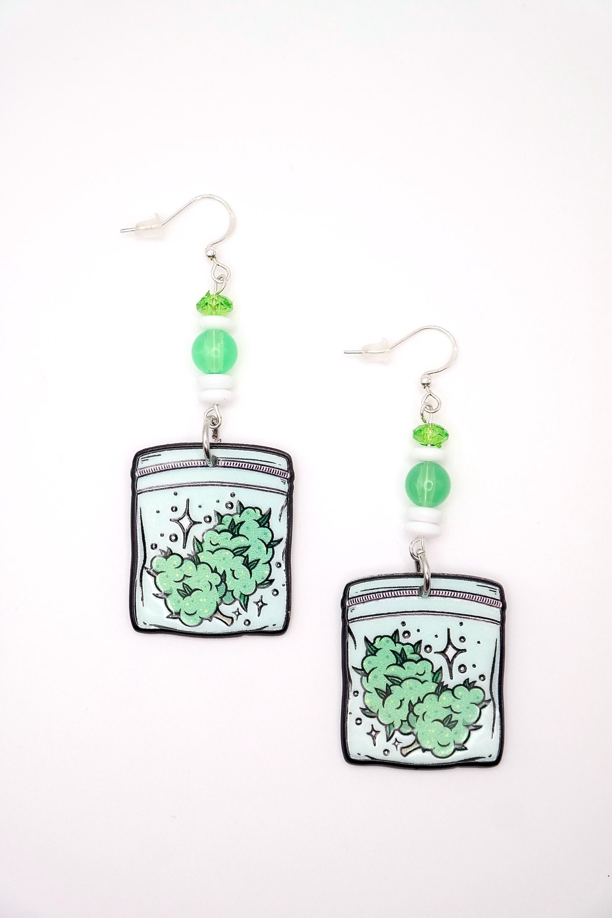 Handmade Magical 420 Flower Earrings Size ONE SIZE - 10 Thumbnail