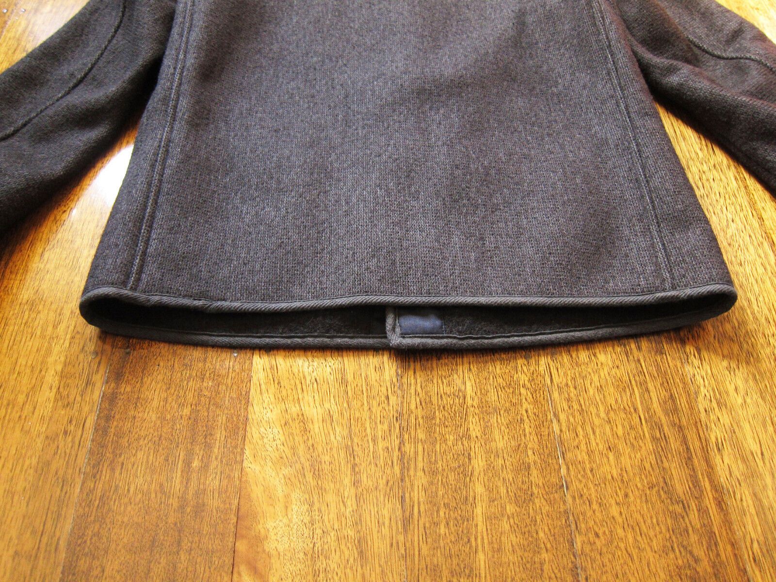 Brown's Beach Collarless Wool Jacket (Size 36)